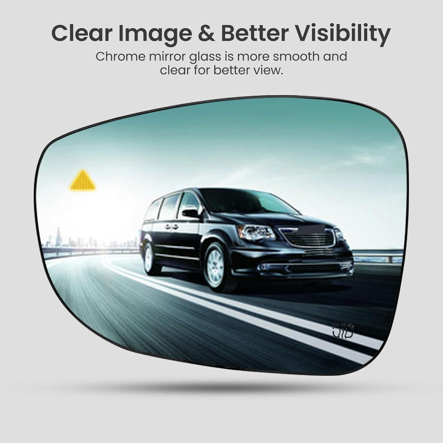 Cristal Espejo Lateral Izquierdo Chrysler Pacifica 2017-2023