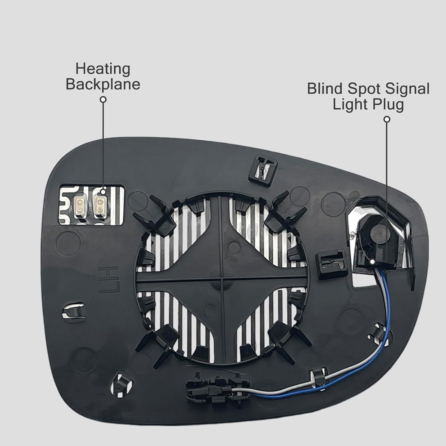 Cristal Espejo Lateral Izquierdo Chrysler Pacifica 2017-2023