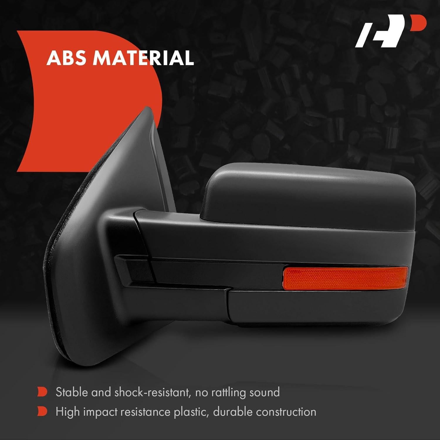 Espejos Eléctricos A-Premium para Ford F-150 2009-2011 - Cromo