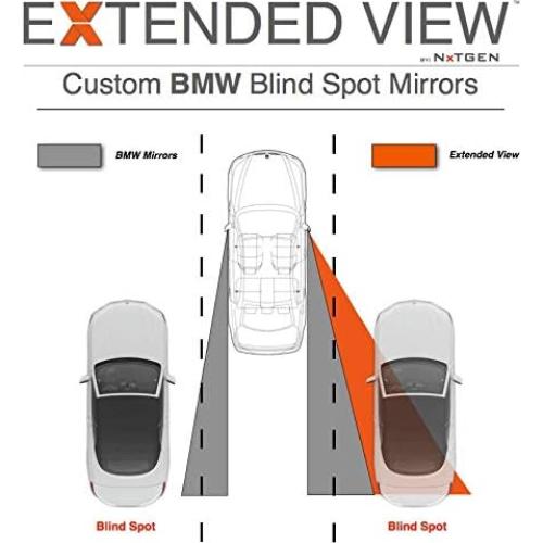 Espejos de Punto Ciego NXTGEN para BMW M6 Convertible