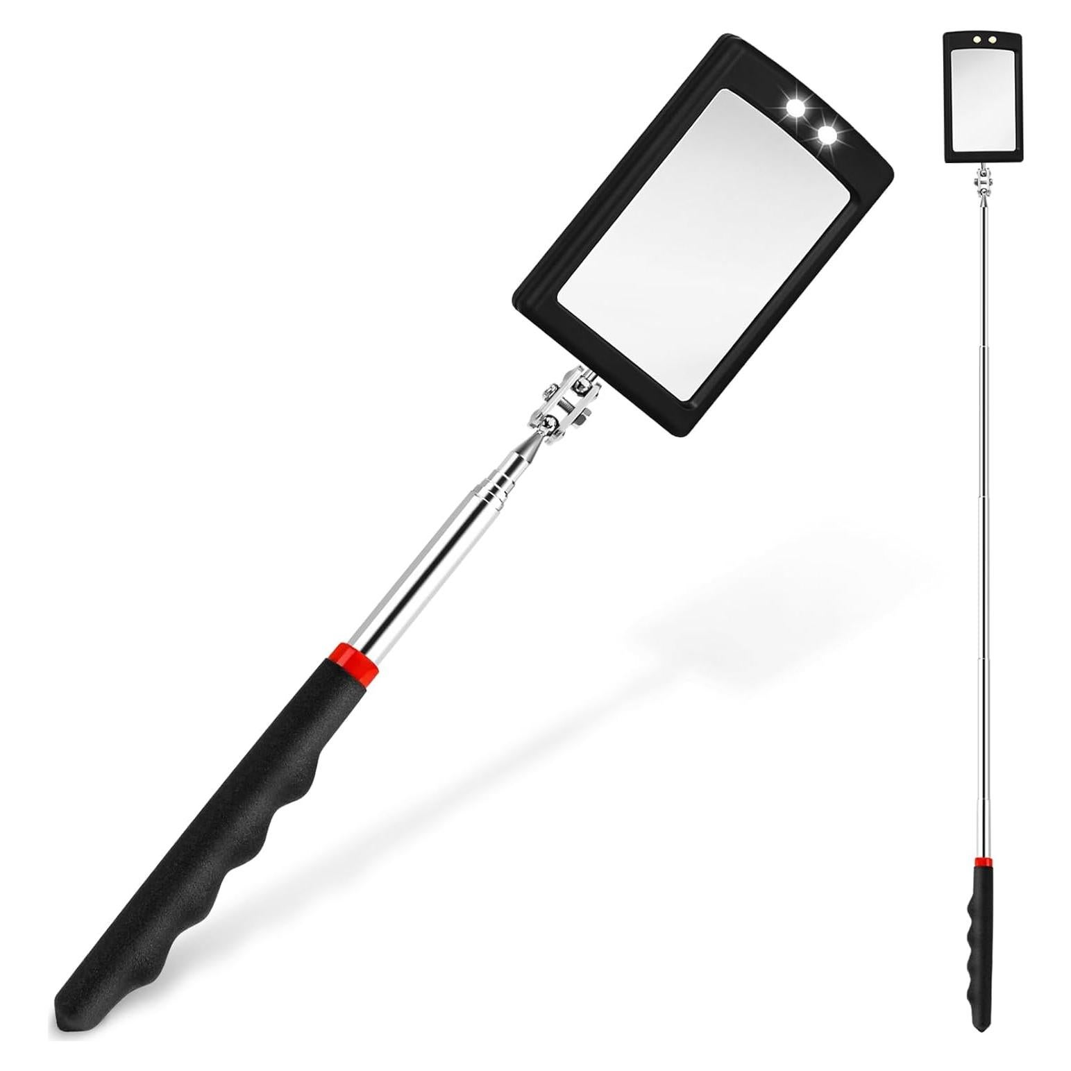 Espejo de Inspección Telescópico CdbC 30-89 cm LED 360°