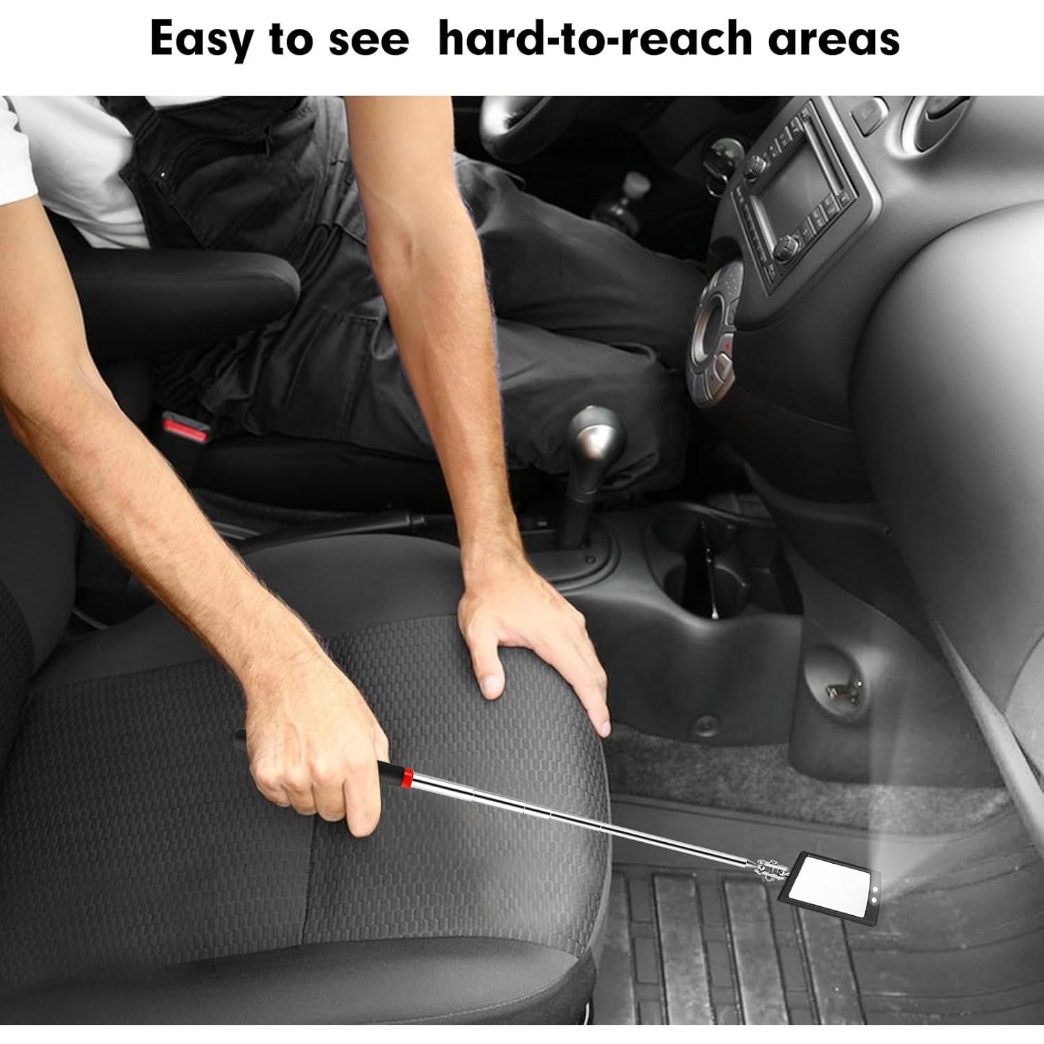 Espejo de Inspección Telescópico CdbC 30-89 cm LED 360°