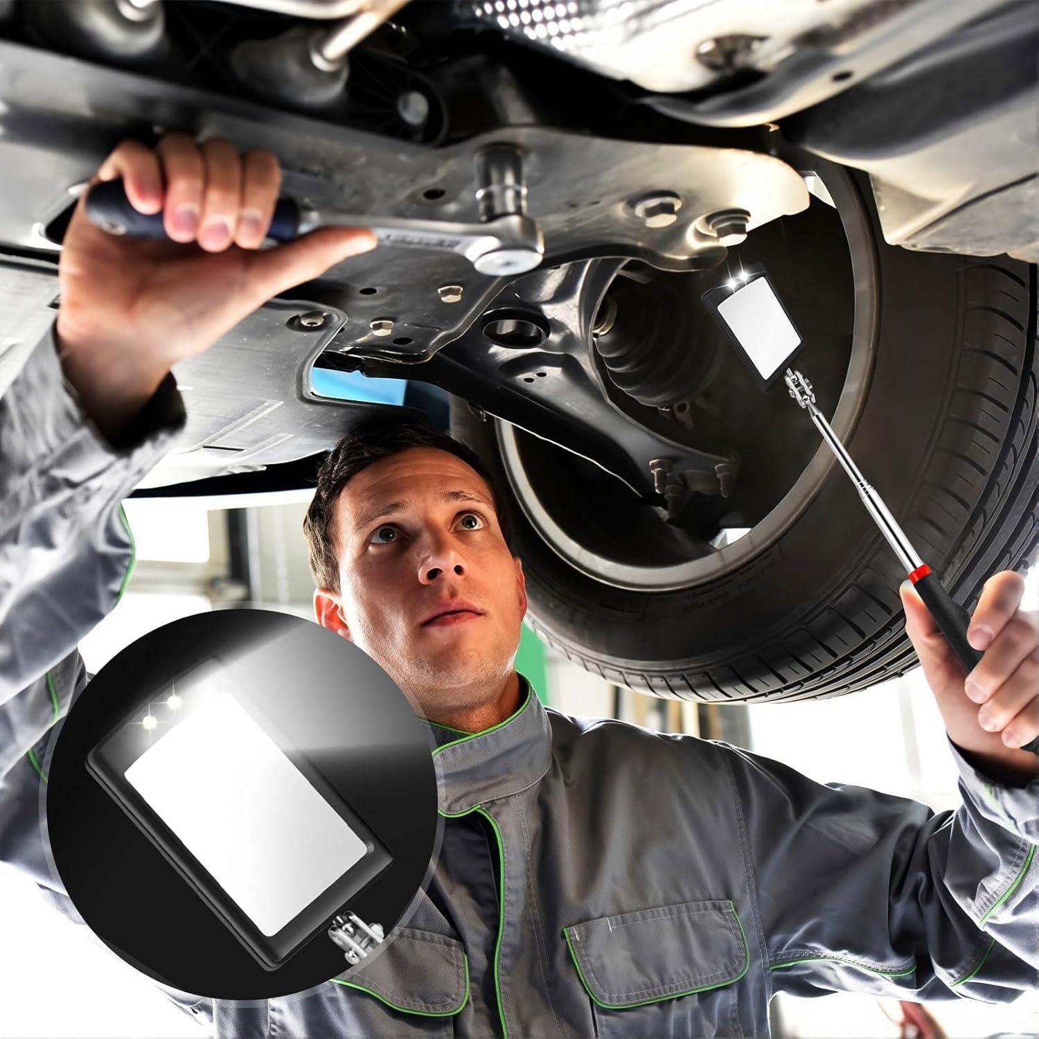 Espejo de Inspección Telescópico CdbC 30-89 cm LED 360°