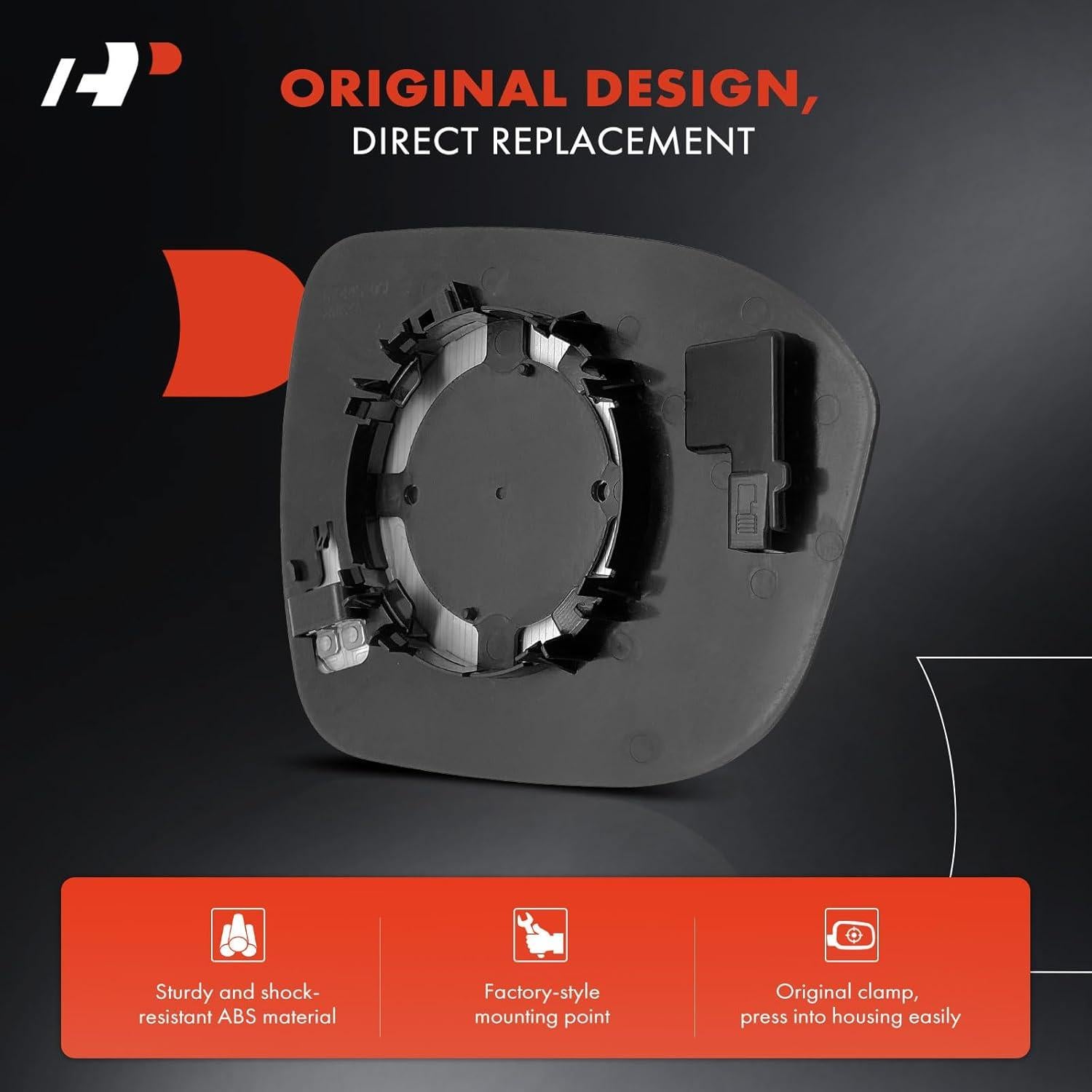 Espejo Lateral Calentado A-Premium Izquierdo Nissan Rogue 2021-2023