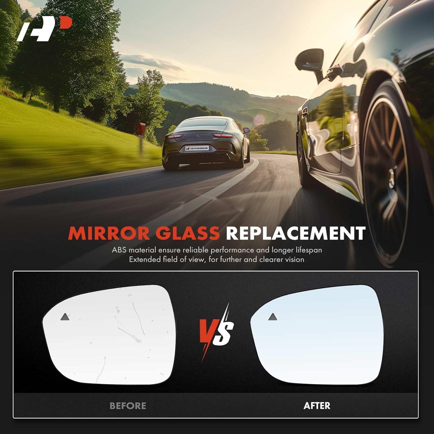 Espejo Lateral Calentado A-Premium Izquierdo Nissan Rogue 2021-2023