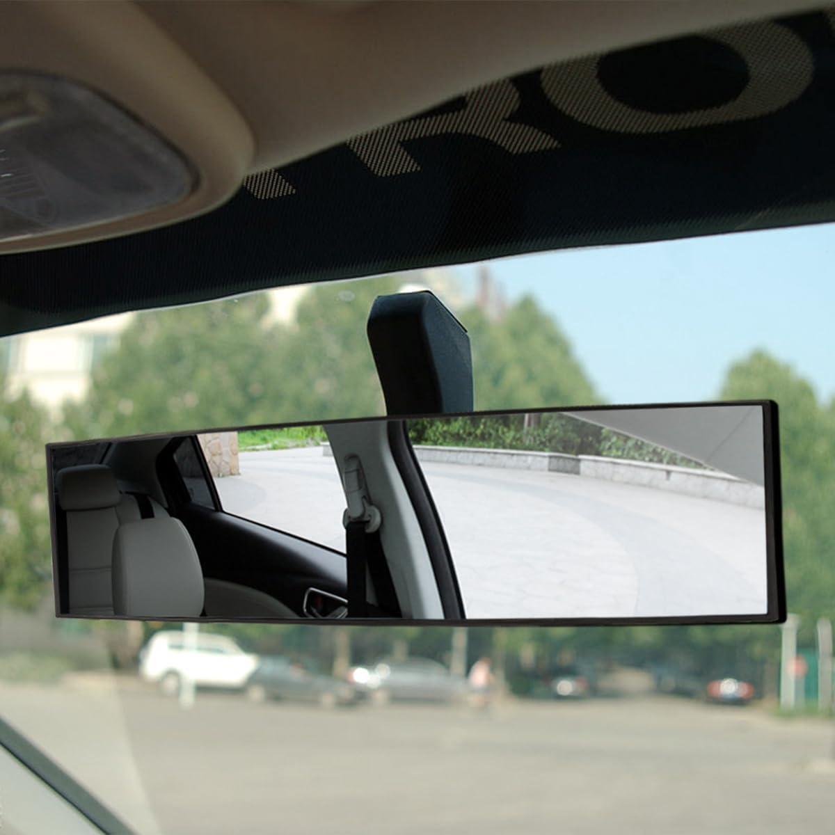 Espejo Retrovisor Convexo Panorámico Osilly 30.7x7.9cm Blanco