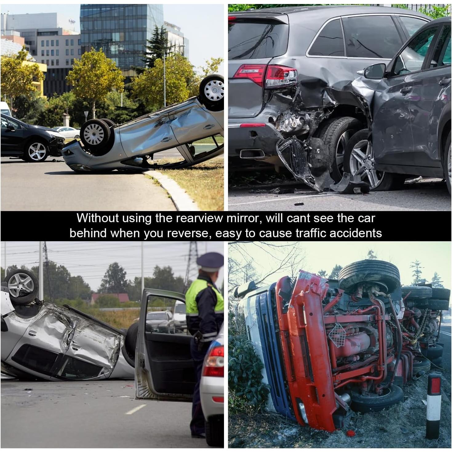 Espejo Retrovisor Convexo SINGARO Universal 33.5x9.8 cm