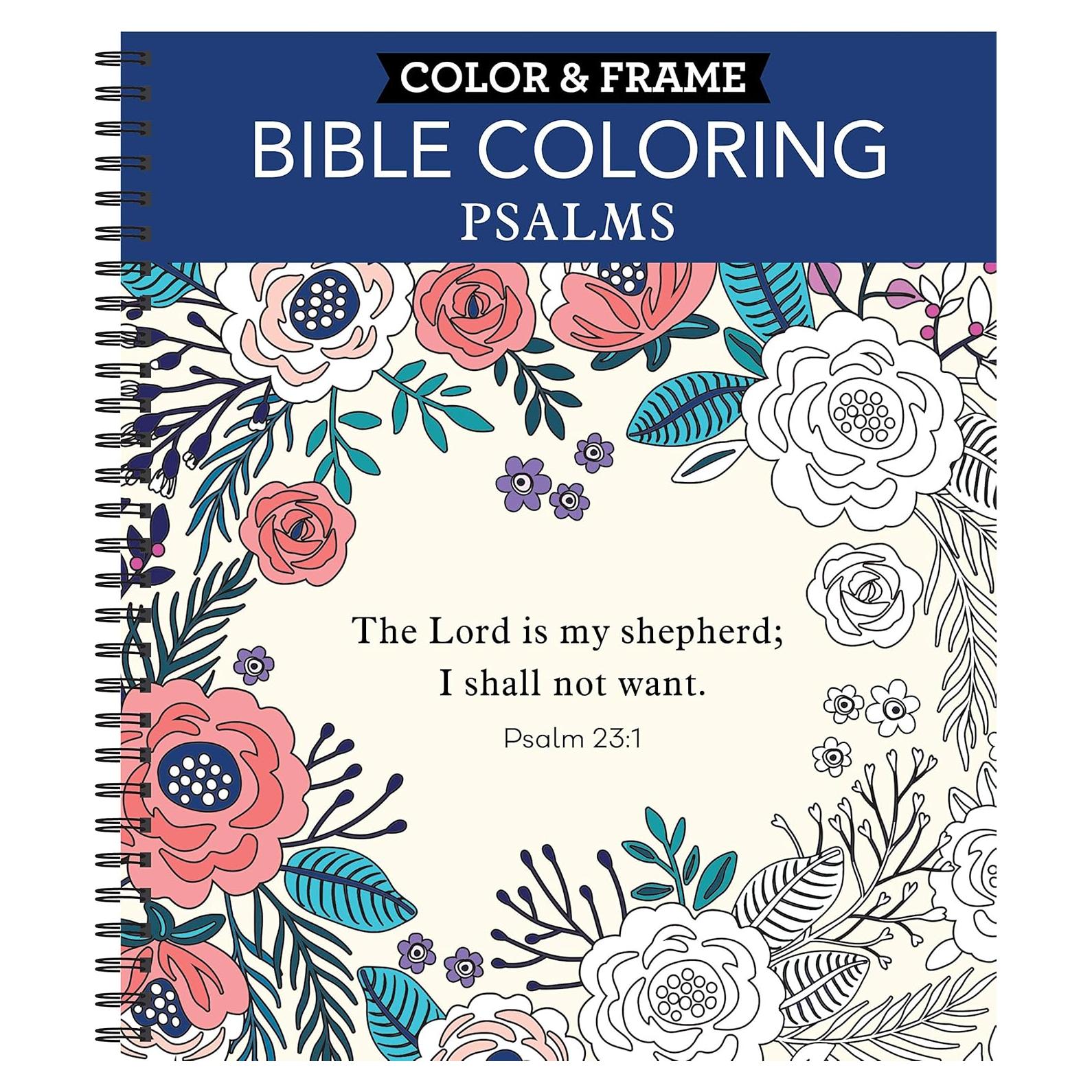 Color & Frame - Bible Coloring: Psalms (Adult Coloring Book)