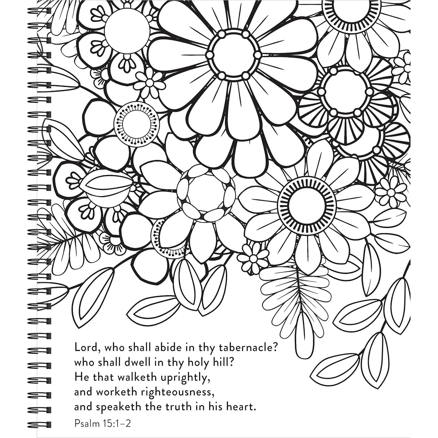 Color & Frame - Bible Coloring: Psalms (Adult Coloring Book)