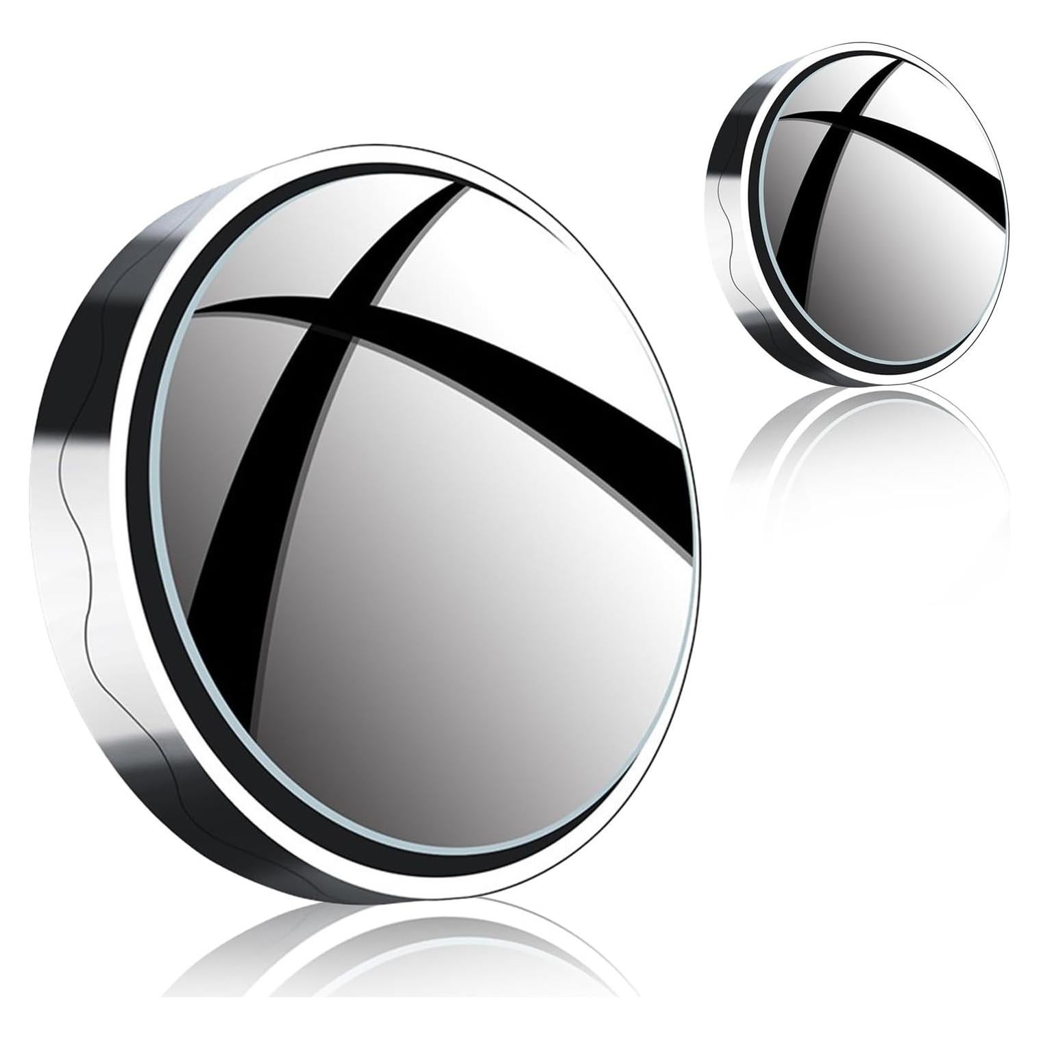 Espejo de Punto Ciego Luminuti Redondo Ajustable HD - 2 Piezas
