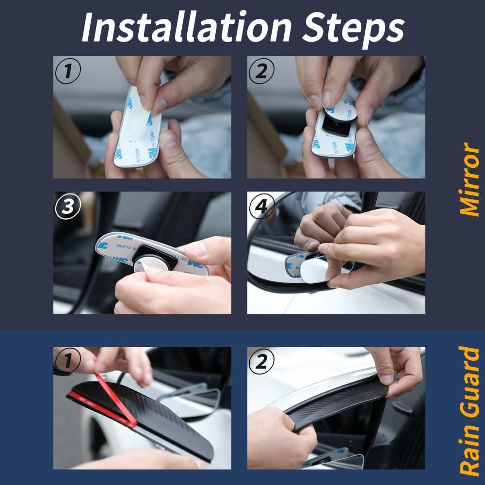 Espejos de Punto Ciego SANTACIN STC-YMJ-24 Redondos Ajustables