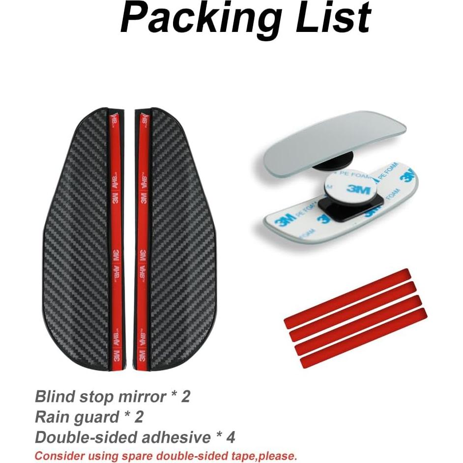 Espejos de Punto Ciego SANTACIN STC-YMJ-24 Redondos Ajustables