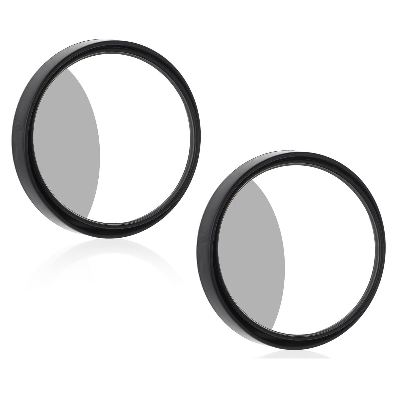 Espejos de Punto Ciego Yuomeaz - 2 Piezas, 5 cm, Negro