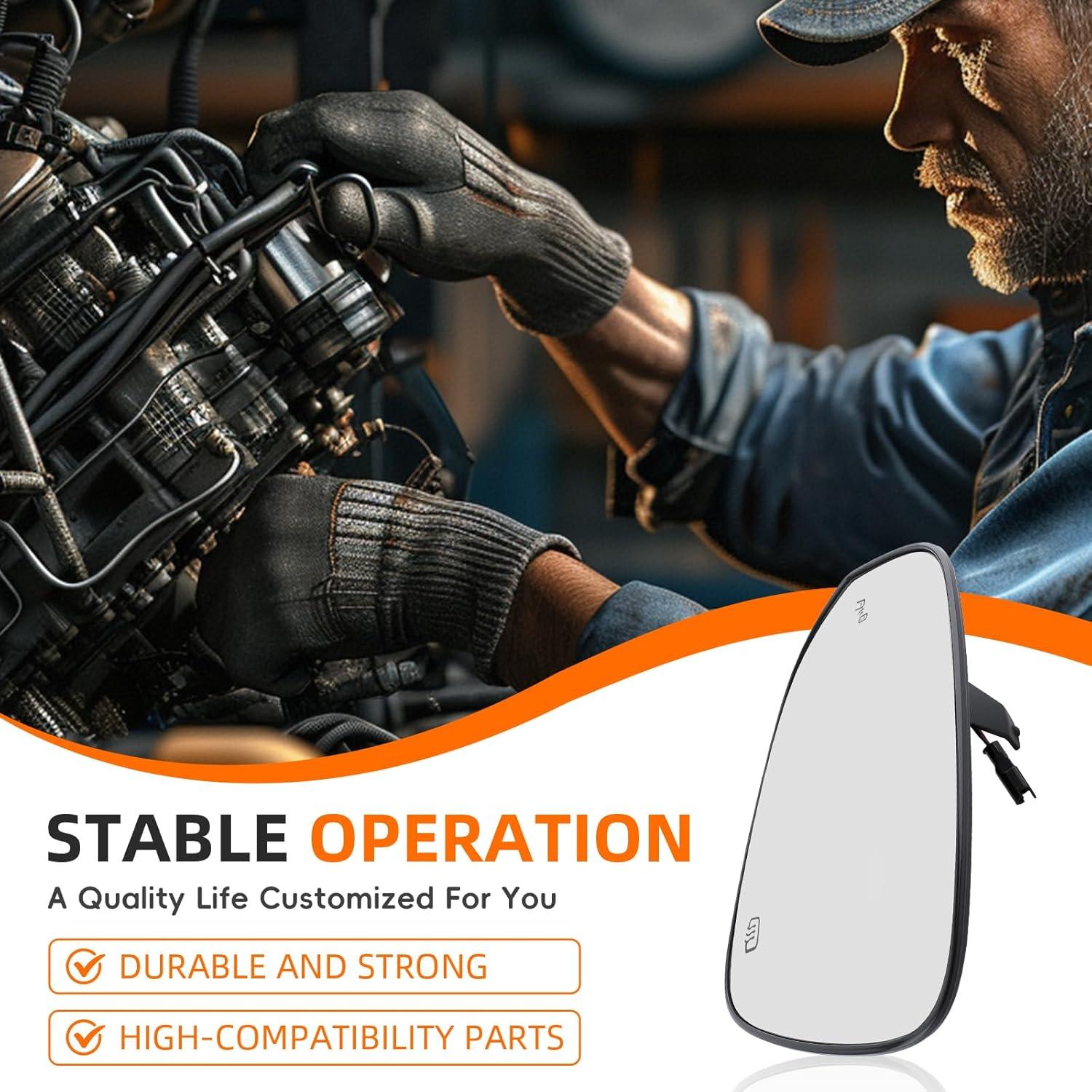 Espejo Calentado Izquierdo con Punto Ciego GoaMotors Toyota Highlander 2020-2024