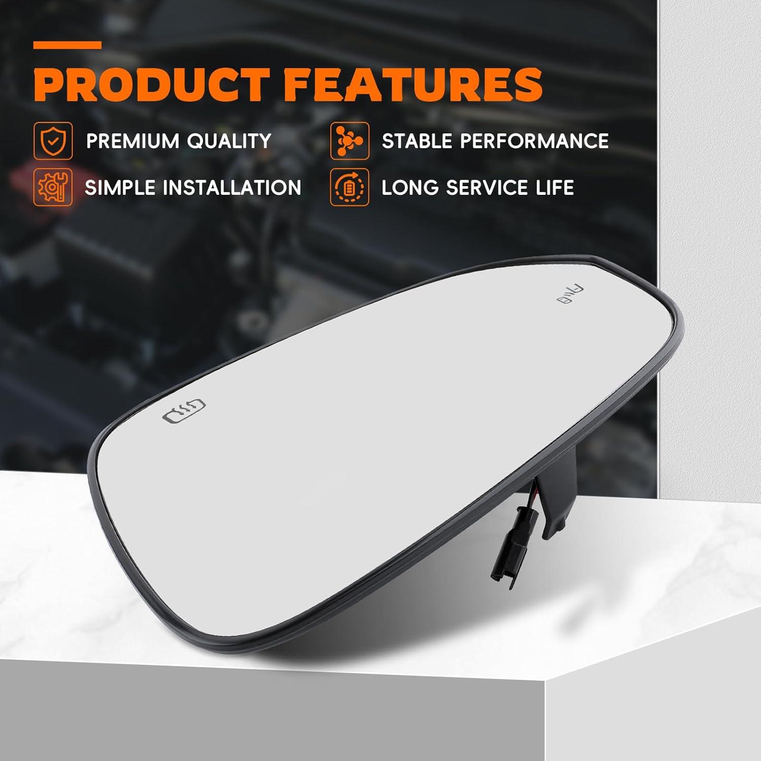 Espejo Calentado Izquierdo con Punto Ciego GoaMotors Toyota Highlander 2020-2024