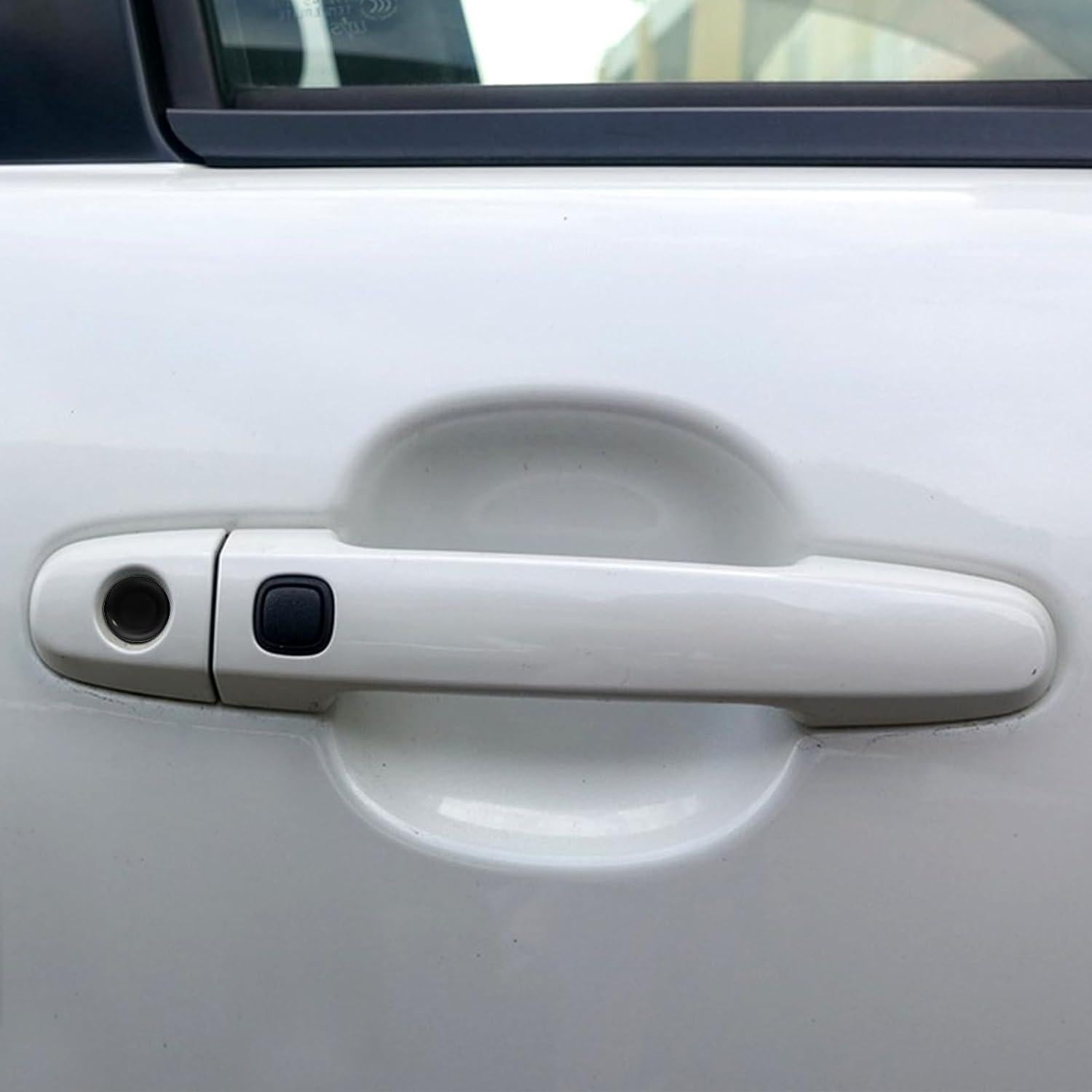 8 Piezas Cubierta Protectora Agujero Llave Coche TIESOME Negro