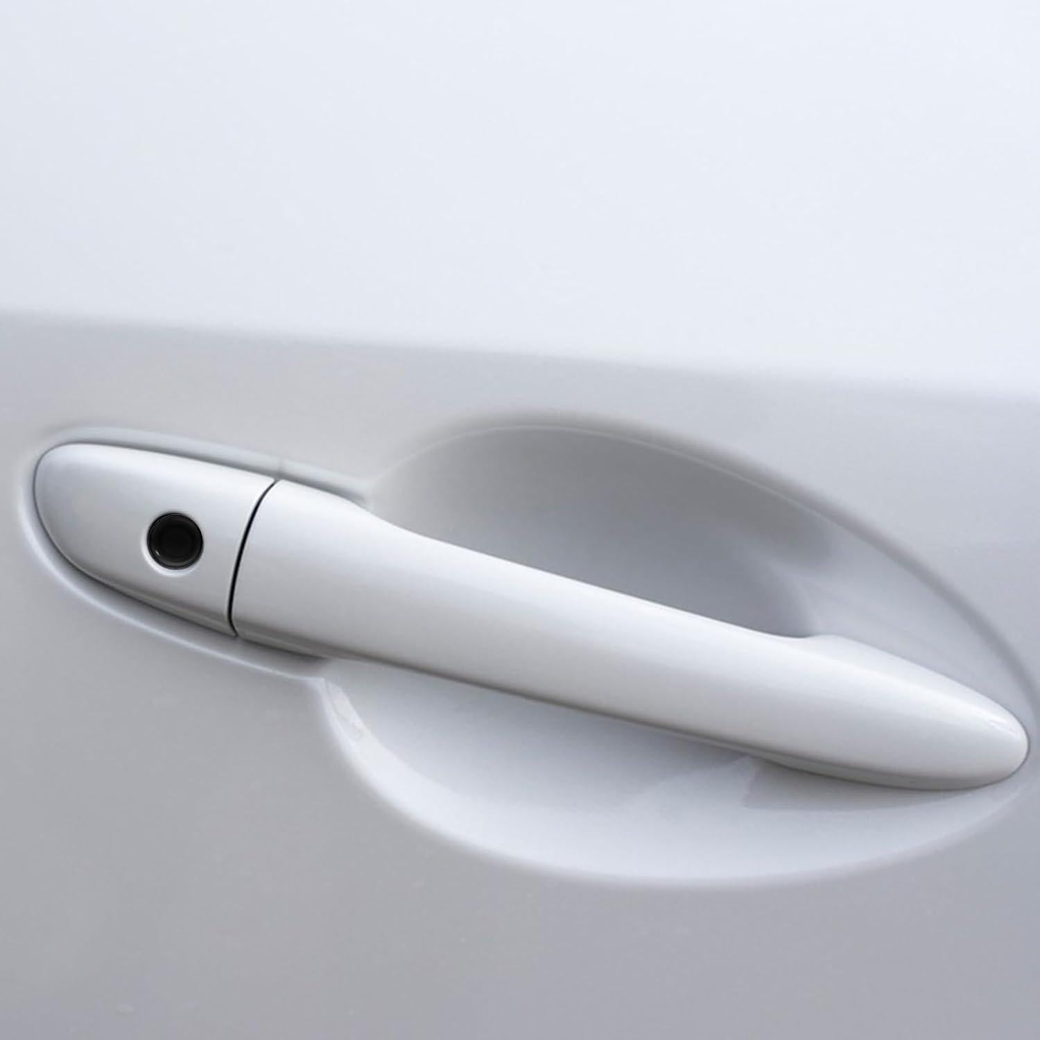 8 Piezas Cubierta Protectora Agujero Llave Coche TIESOME Negro