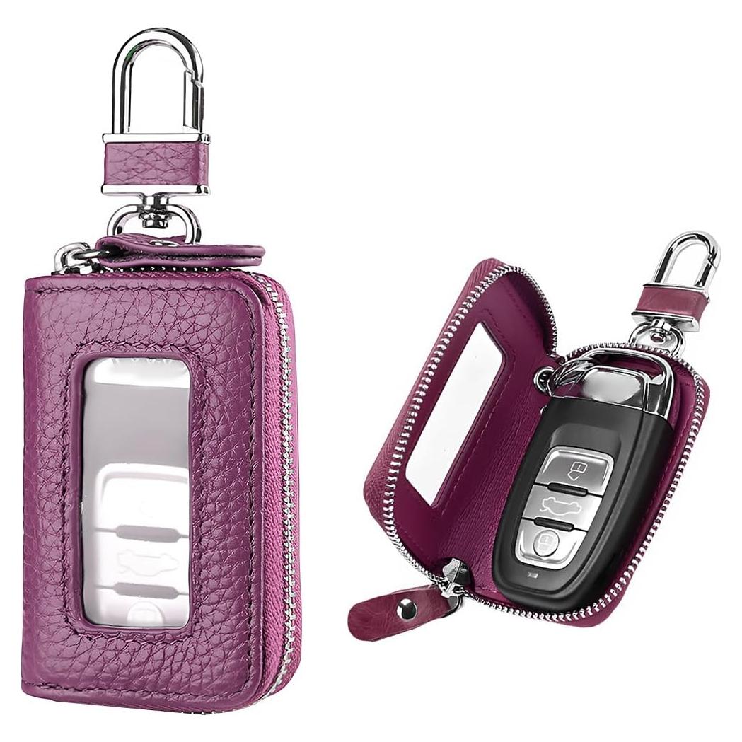 Funda de Llave de Auto Gasedin Púrpura Impermeable Universal