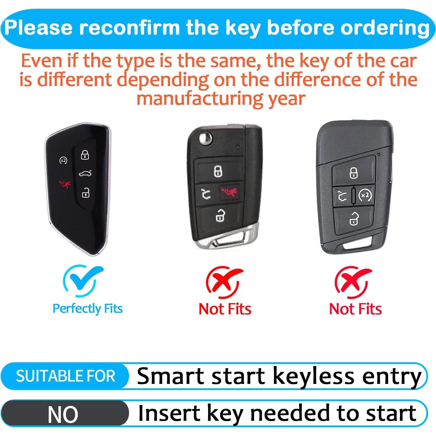 Cubierta de llavero Sindeda para Volkswagen Golf 8 y Skoda Octavia