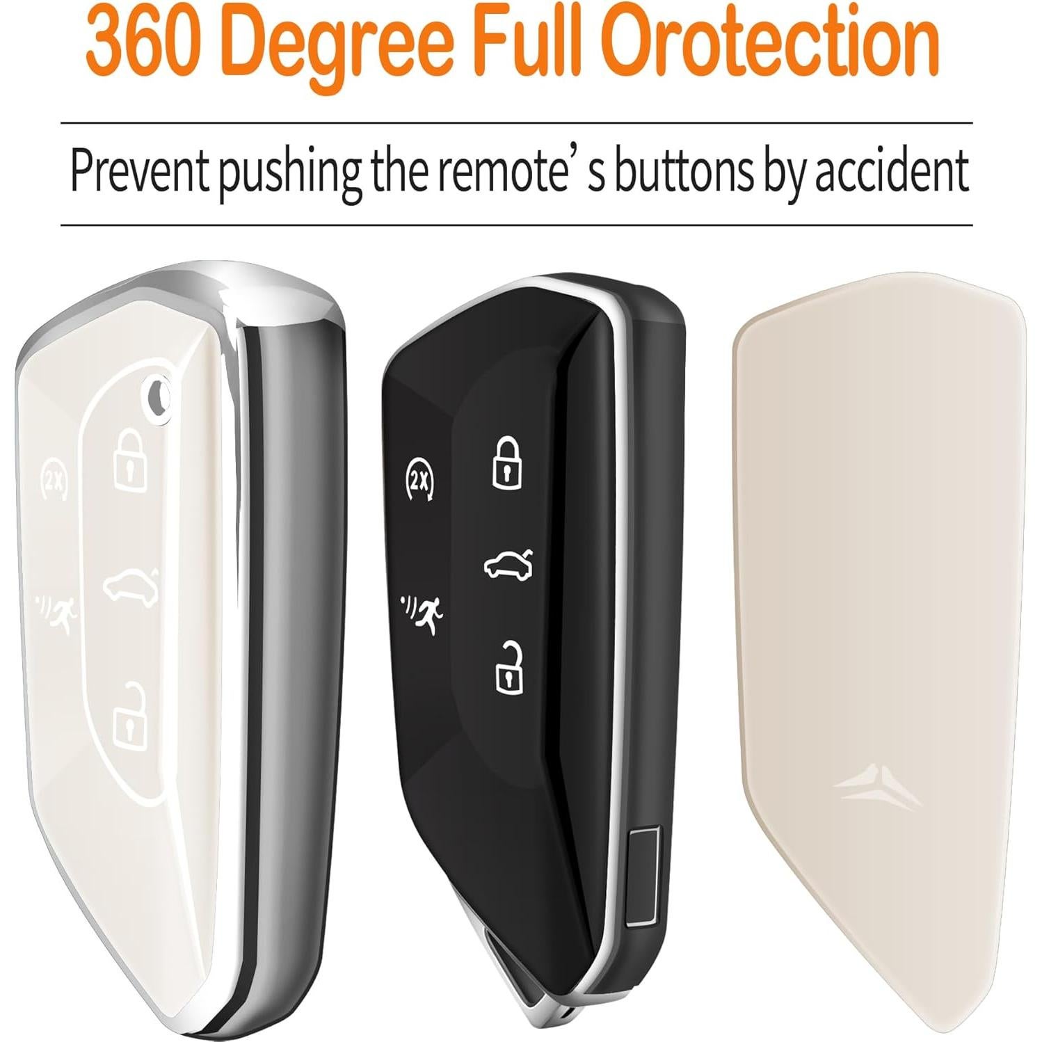 Cubierta de llavero Sindeda para Volkswagen Golf 8 y Skoda Octavia