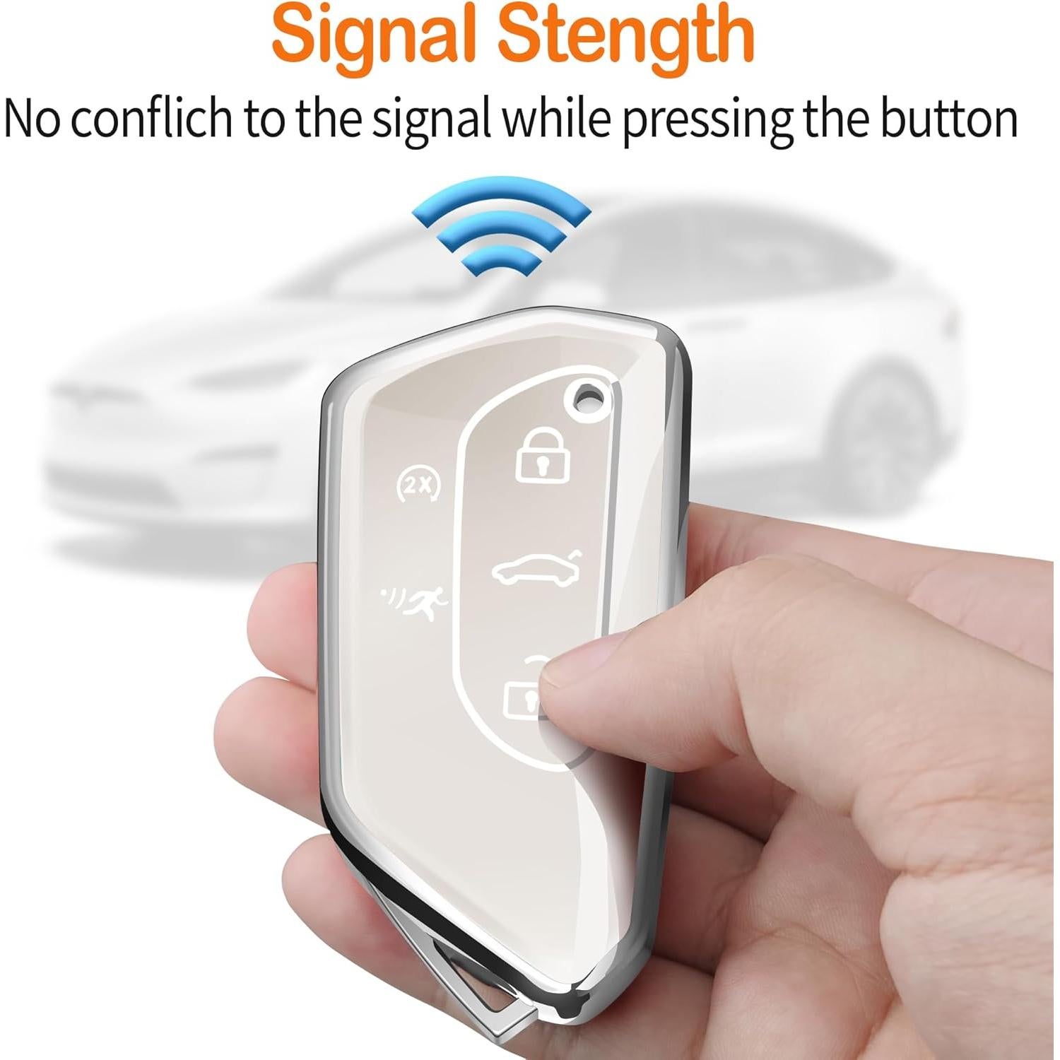 Cubierta de llavero Sindeda para Volkswagen Golf 8 y Skoda Octavia