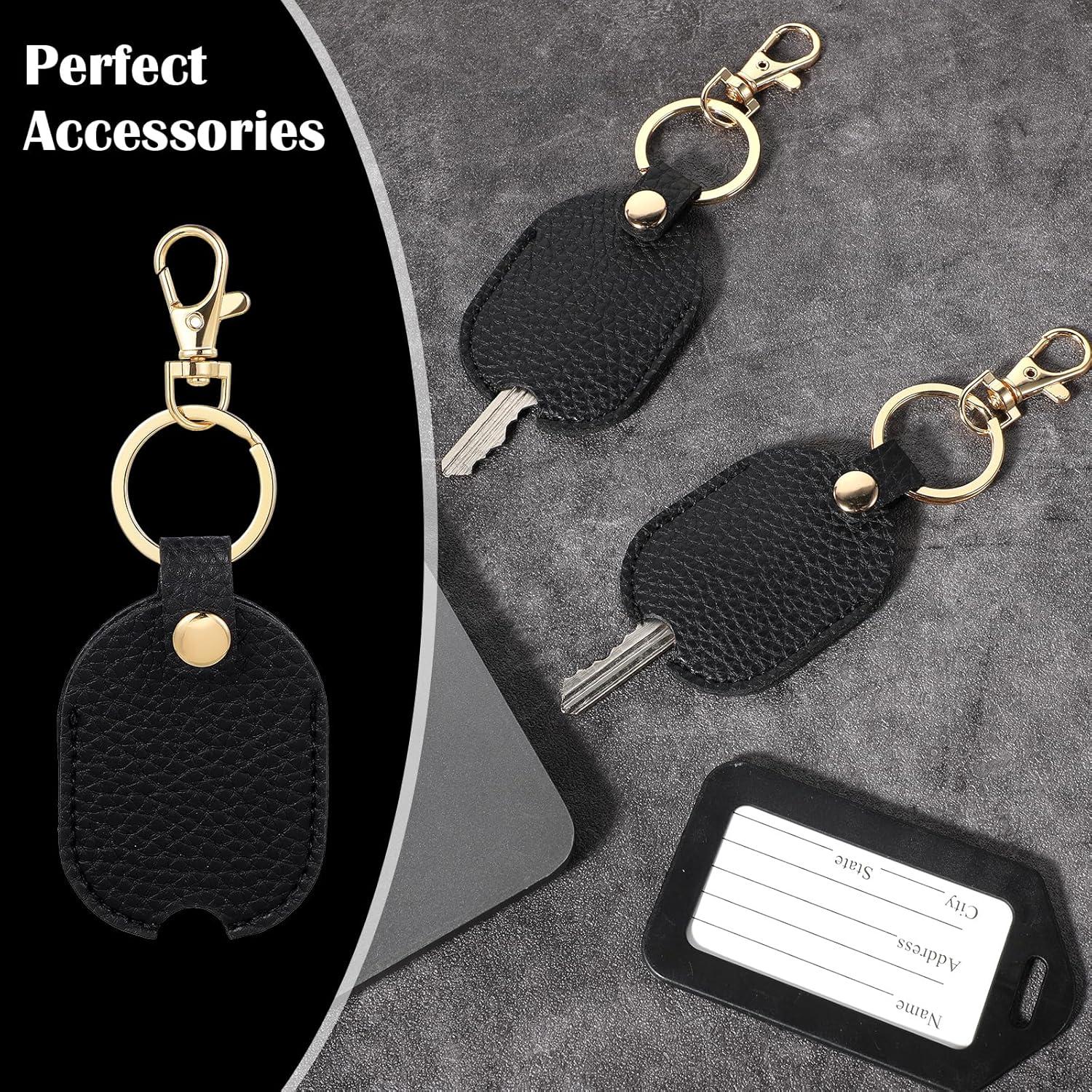 Funda de Llave de Cuero PU Ymapinc - 2 Piezas, Negro