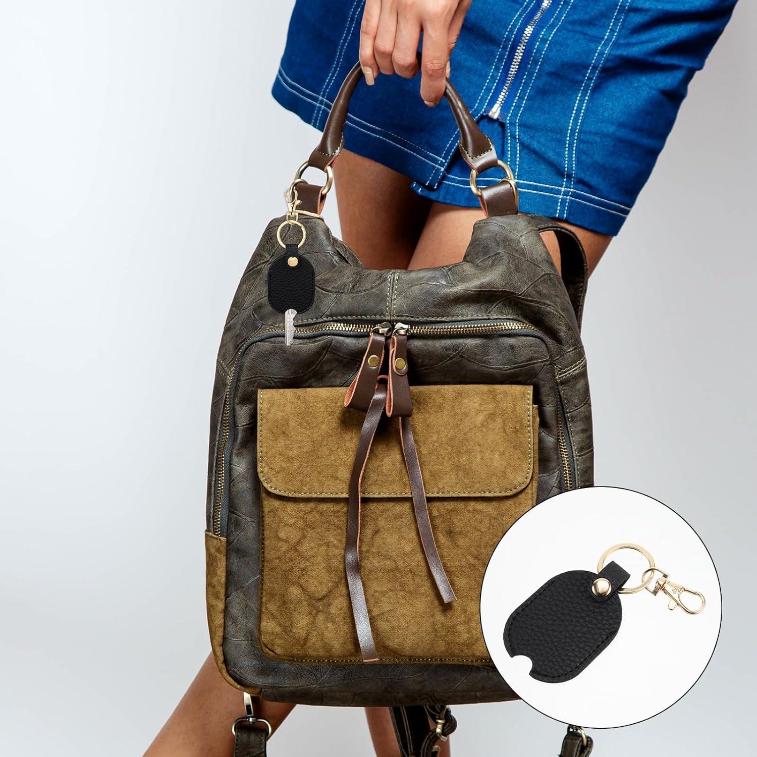 Funda de Llave de Cuero PU Ymapinc - 2 Piezas, Negro