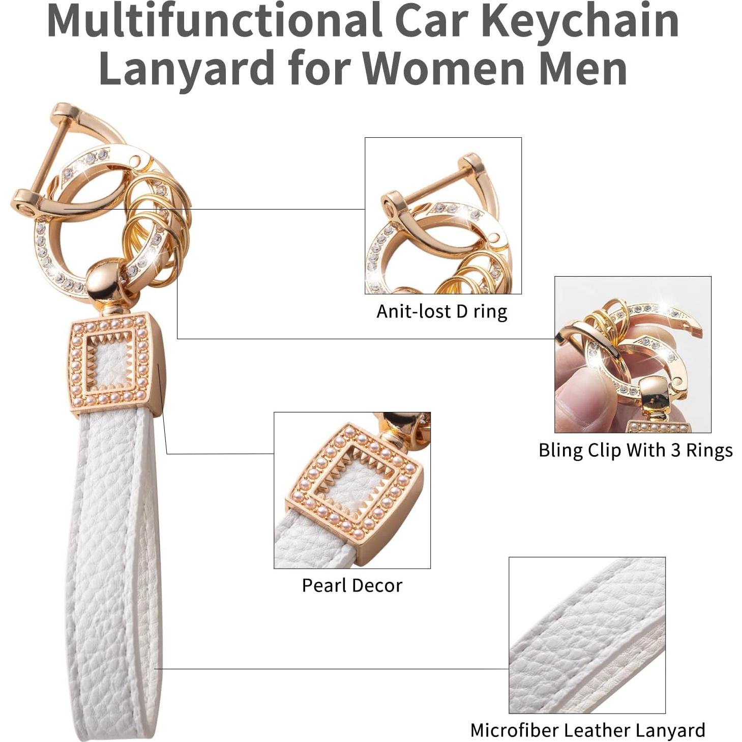 Funda de Llave Chevrolet con Cordón de Cuero 4 Botones