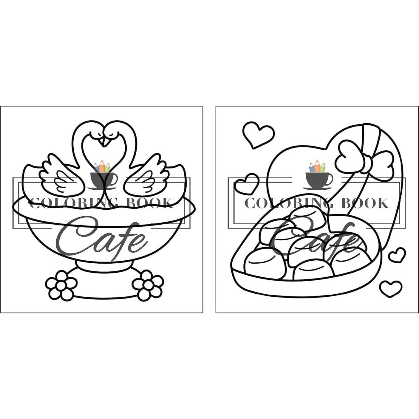 Cozy Love: Cute and Cozy Coloring Book for Adults & Teens with Easy and Bold Hygge-Inspired Designs