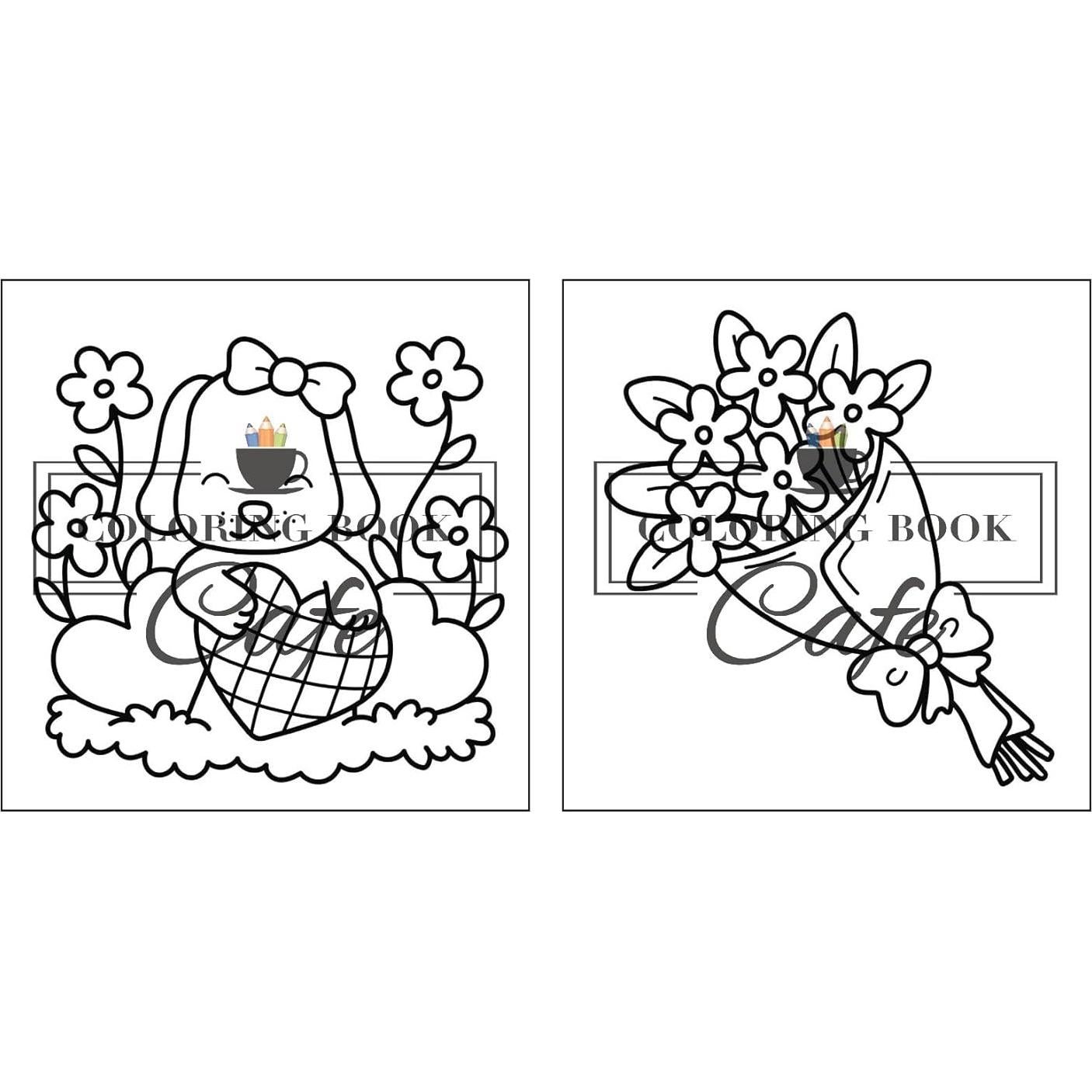 Cozy Love: Cute and Cozy Coloring Book for Adults & Teens with Easy and Bold Hygge-Inspired Designs