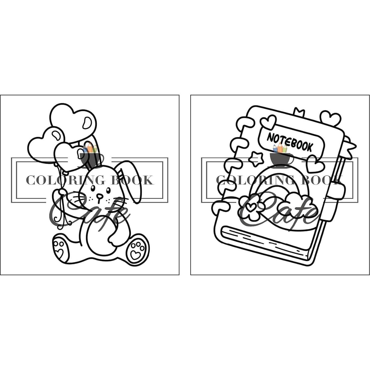 Cozy Love: Cute and Cozy Coloring Book for Adults & Teens with Easy and Bold Hygge-Inspired Designs