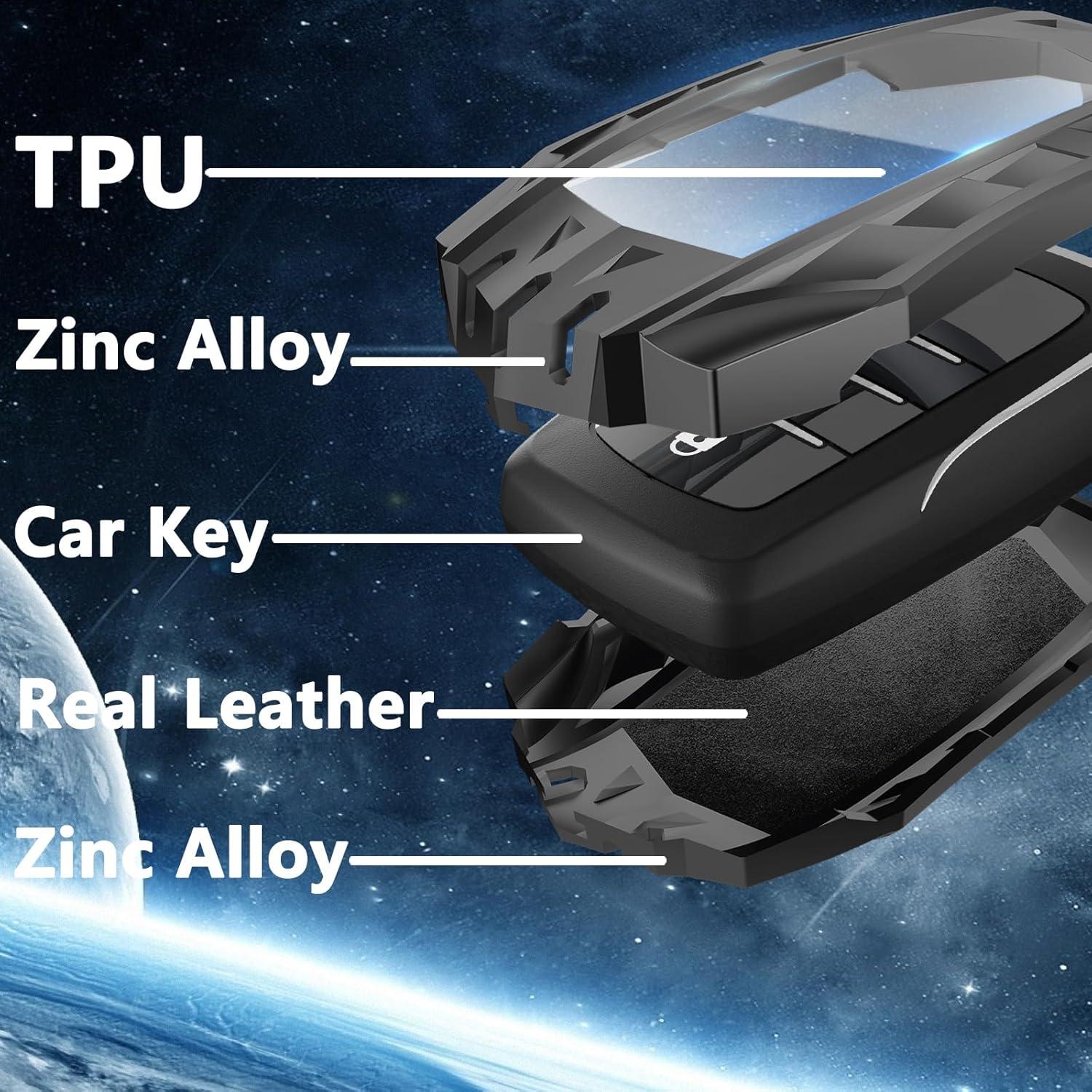 Cubierta de Llave Ocezbiis para Toyota Estilo C Gris