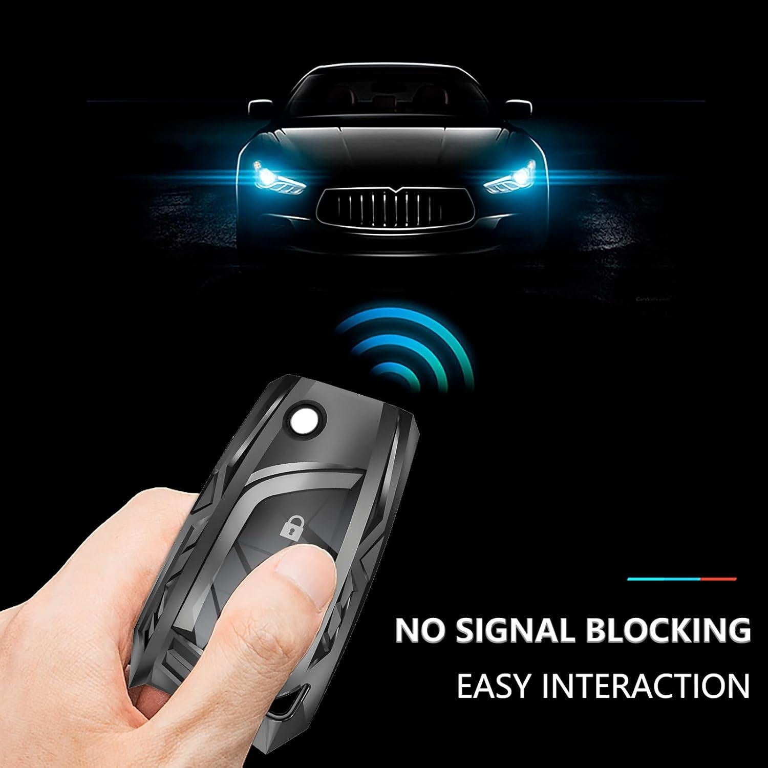 Cubierta de Llave Ocezbiis para Toyota Estilo C Gris