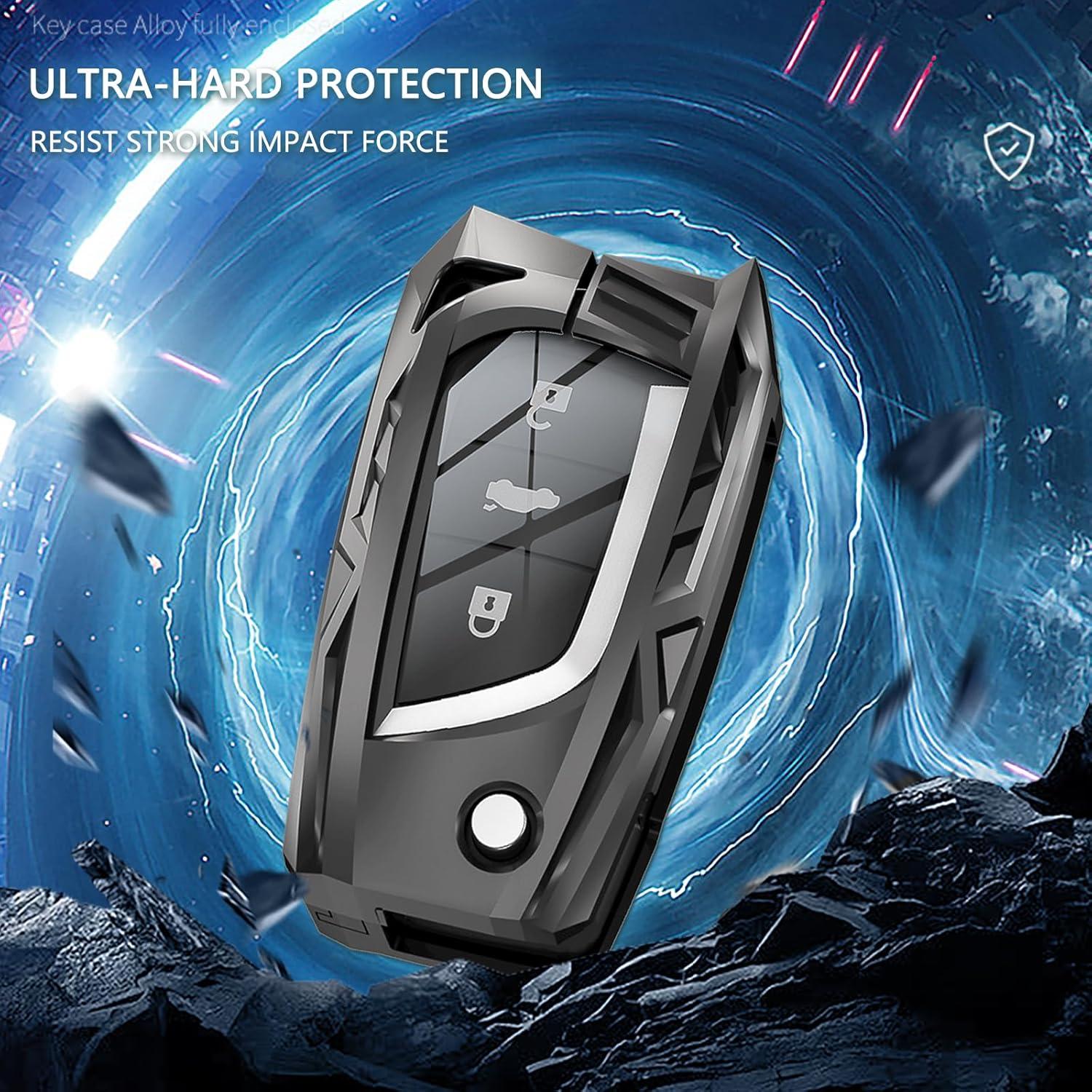 Cubierta de Llave Ocezbiis para Toyota Estilo C Gris