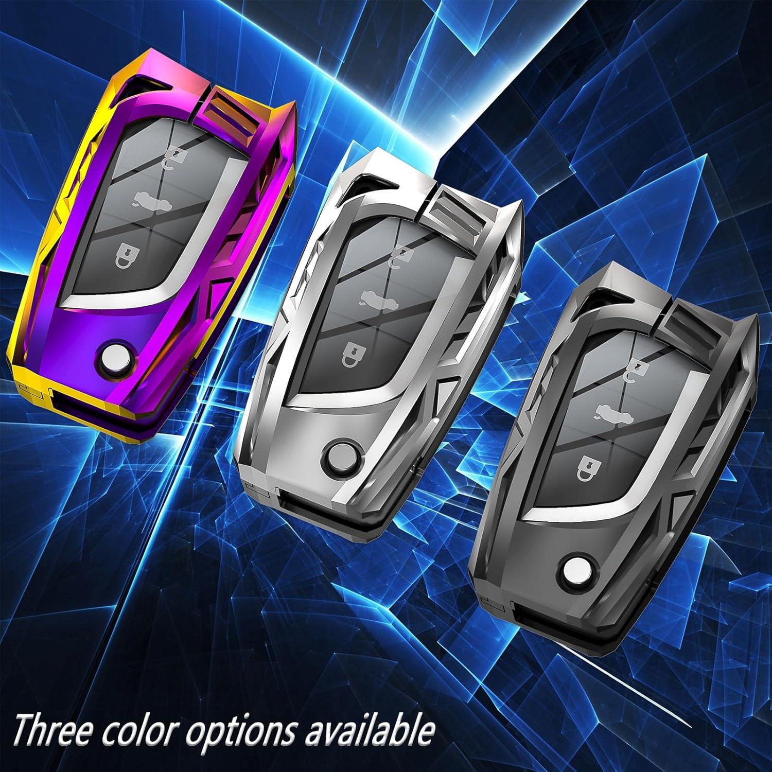 Cubierta de Llave Ocezbiis para Toyota Estilo C Gris