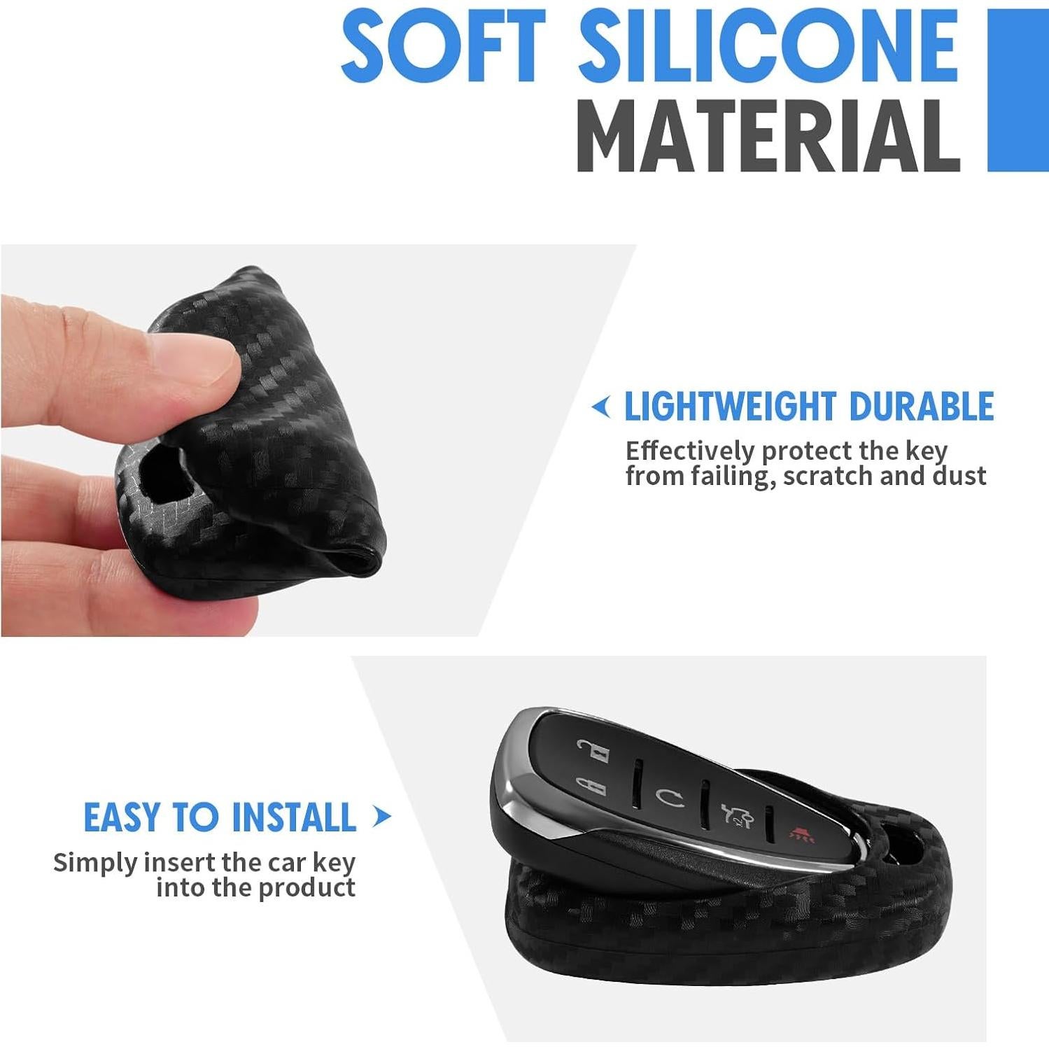 Funda de Llave Silicona Chevrolet Worcas CVSAU-SCE2 2 Pcs