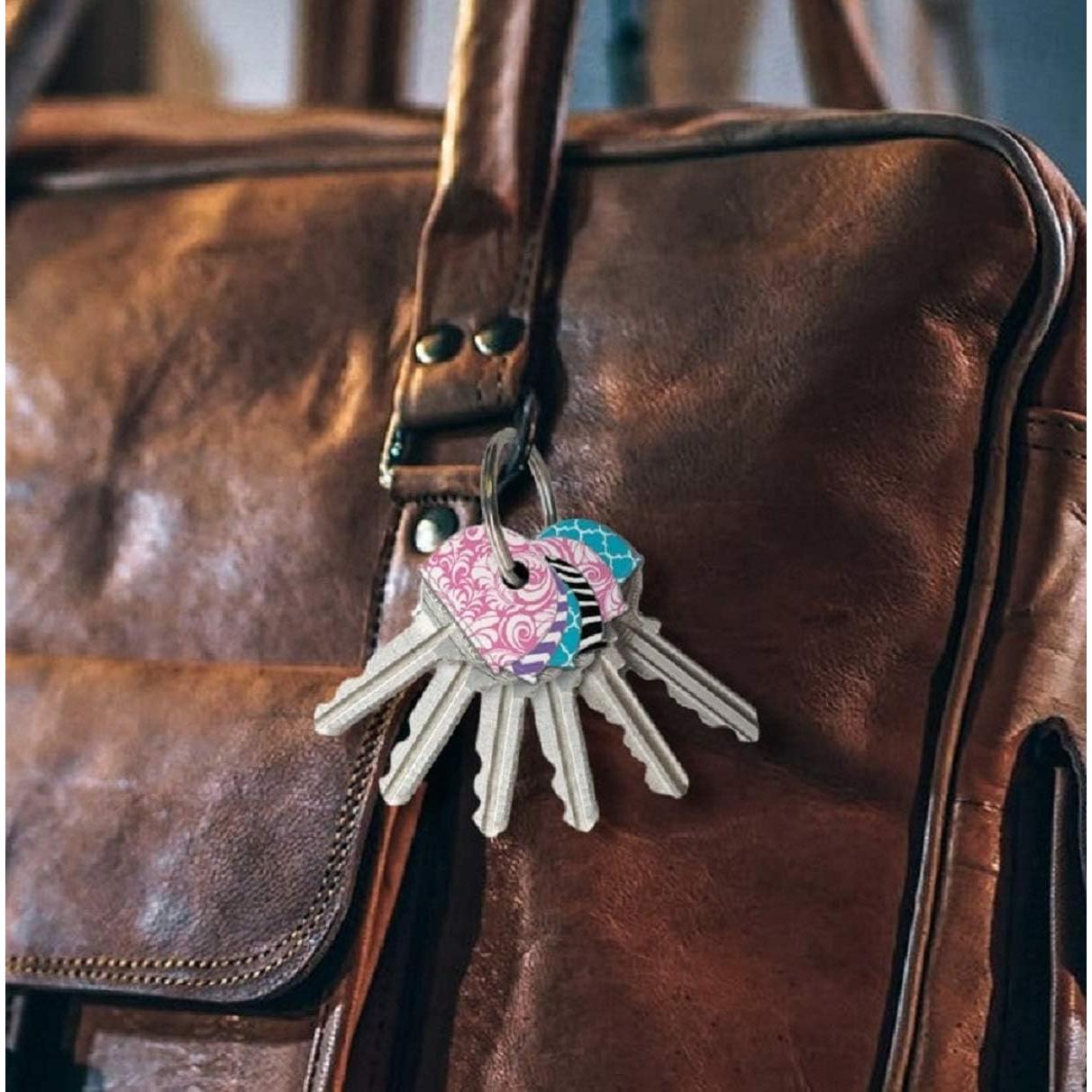 Lucky Line, Vinyl, Designer Pattern Key Identifier Caps, 4 Pack (16304)