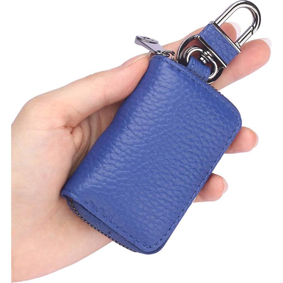Funda de Llave de Cuero EXKOKORO Marrón para Auto