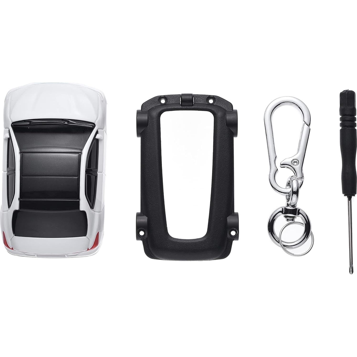 Cubierta de Llave Toyota Camry Corolla RAV4 - Funda Blanca