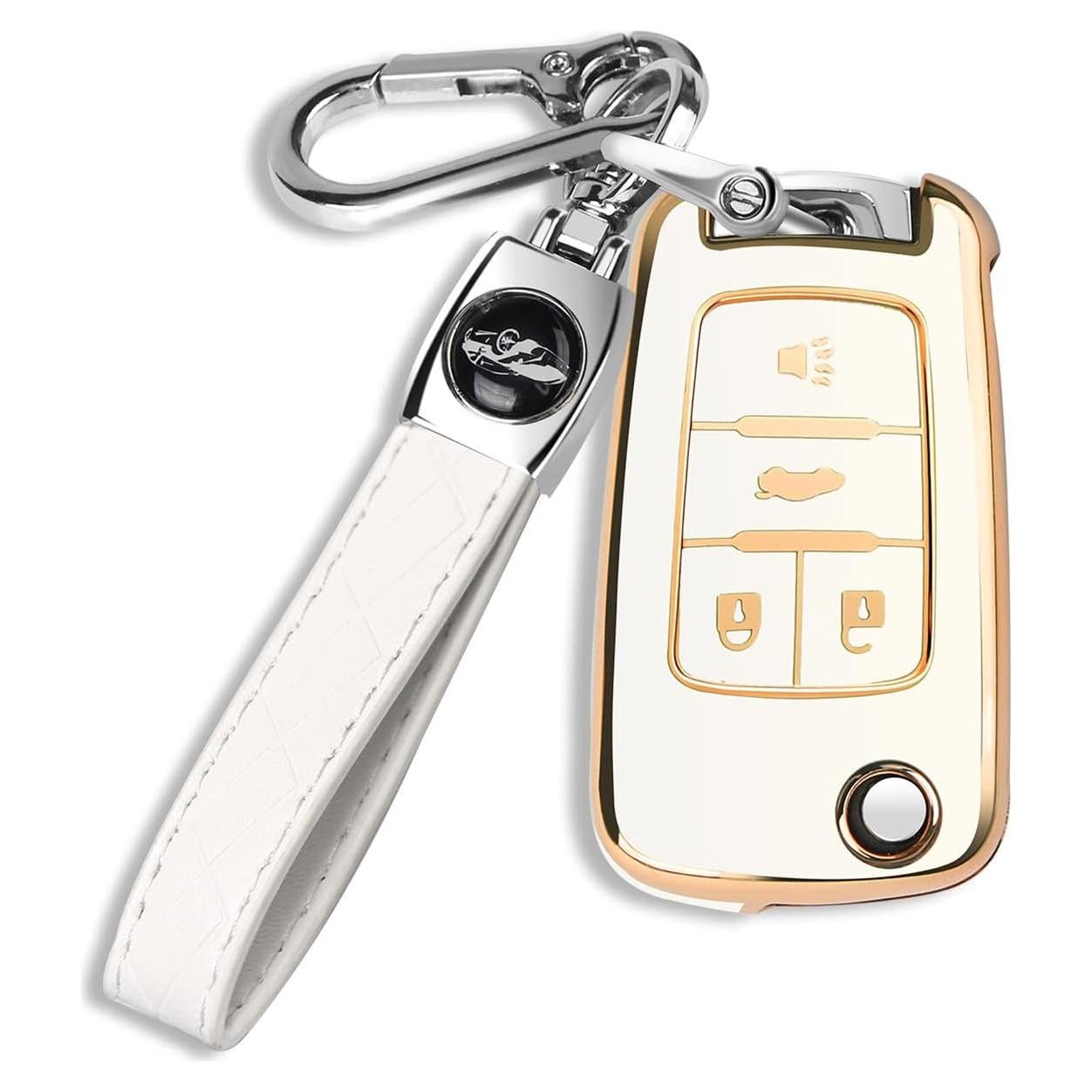 Cubierta de Llave QBUC para Chevrolet 4 Botones - TPU Premium