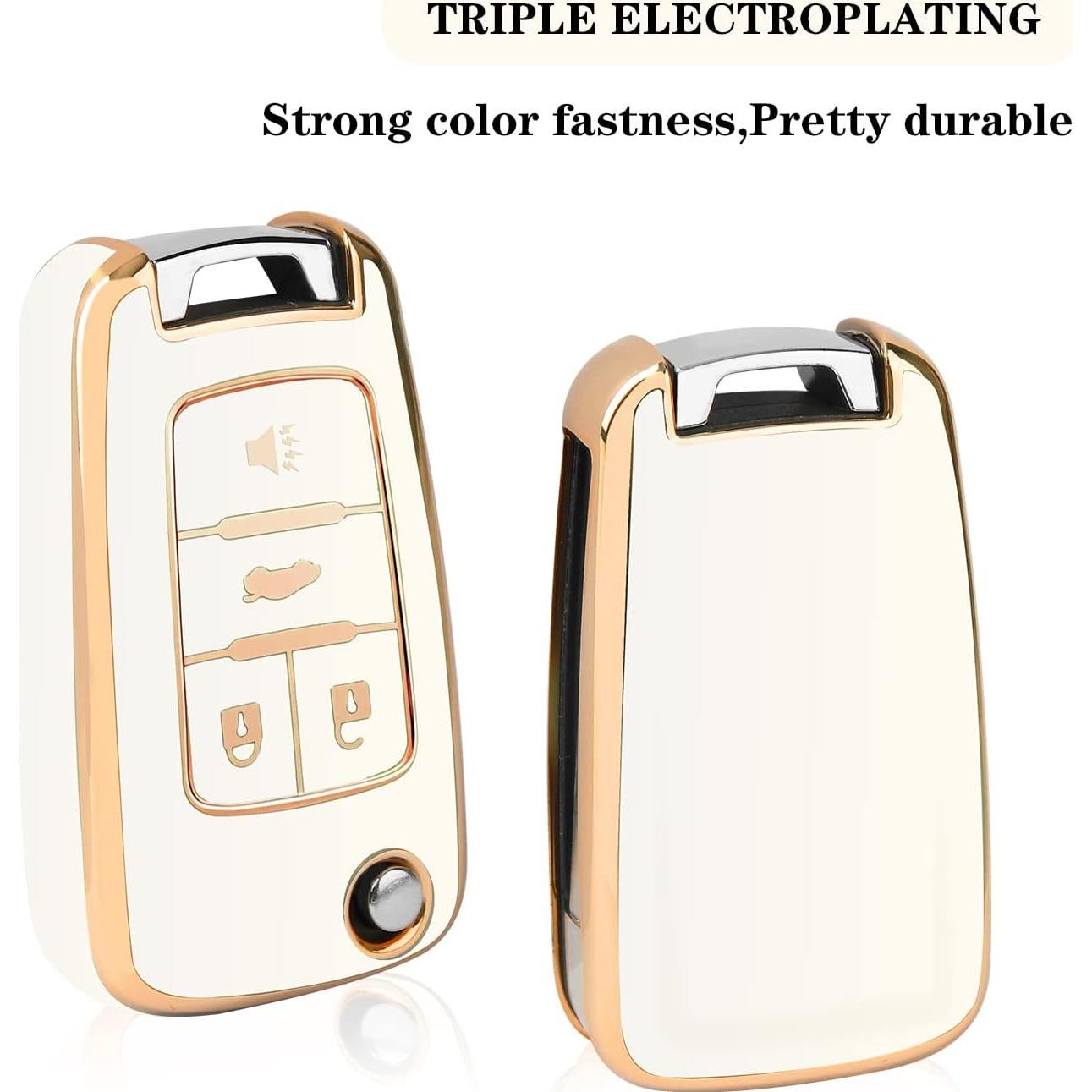 Cubierta de Llave QBUC para Chevrolet 4 Botones - TPU Premium