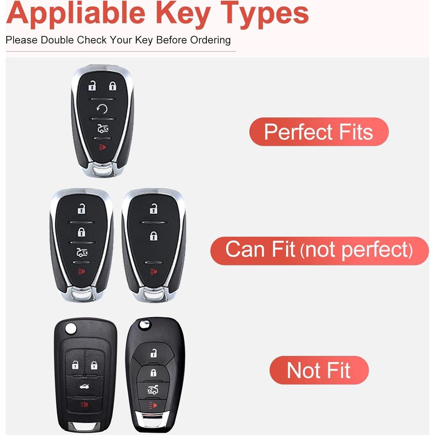 Cubierta de Llave de Auto Chevy con Cuero y Cristales Rosa