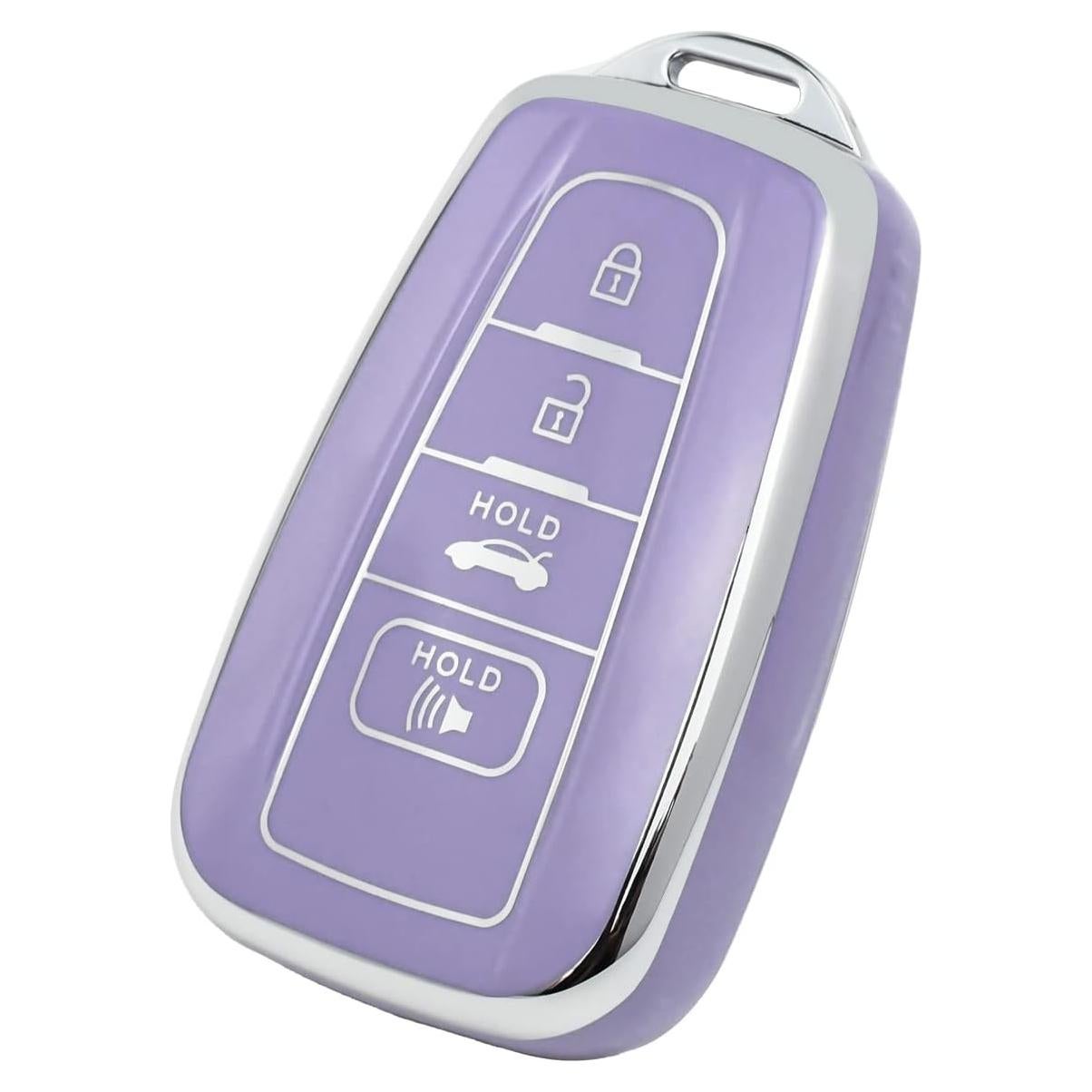 Cubierta de Llave Fob OFFCURVE para Toyota 2018-2022 TPU Púrpura