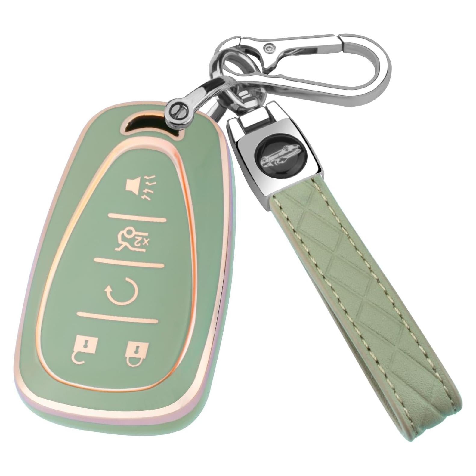 Cubierta de Llave Chevy XIYANG TRADE Verde TPU Protección Total