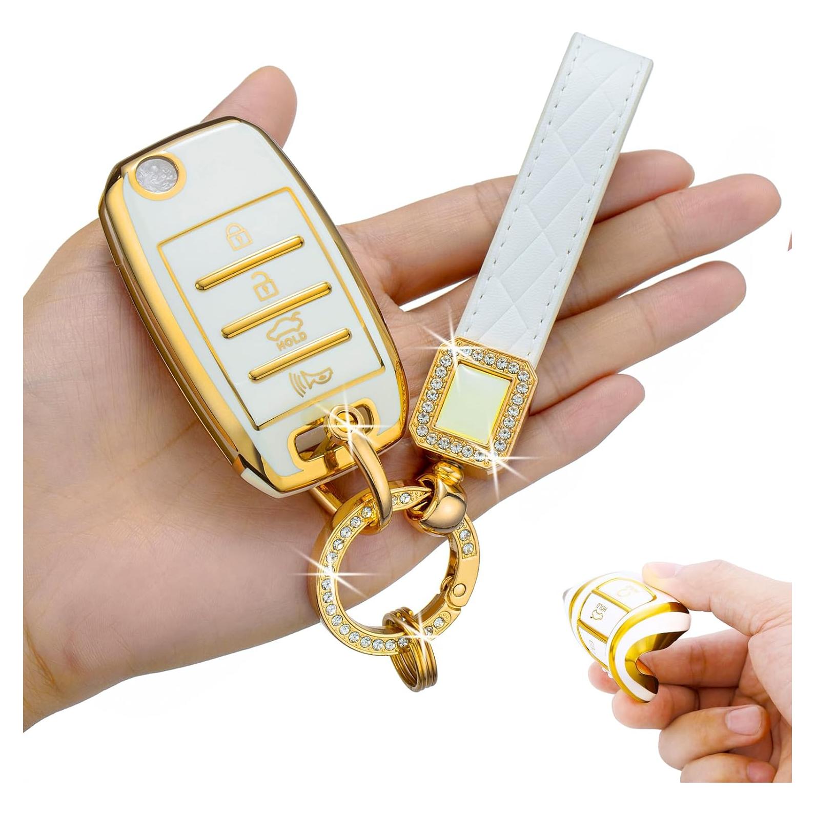 Funda de Llave Kia LCWPJWWS TPU 360° Protección 4 Botones