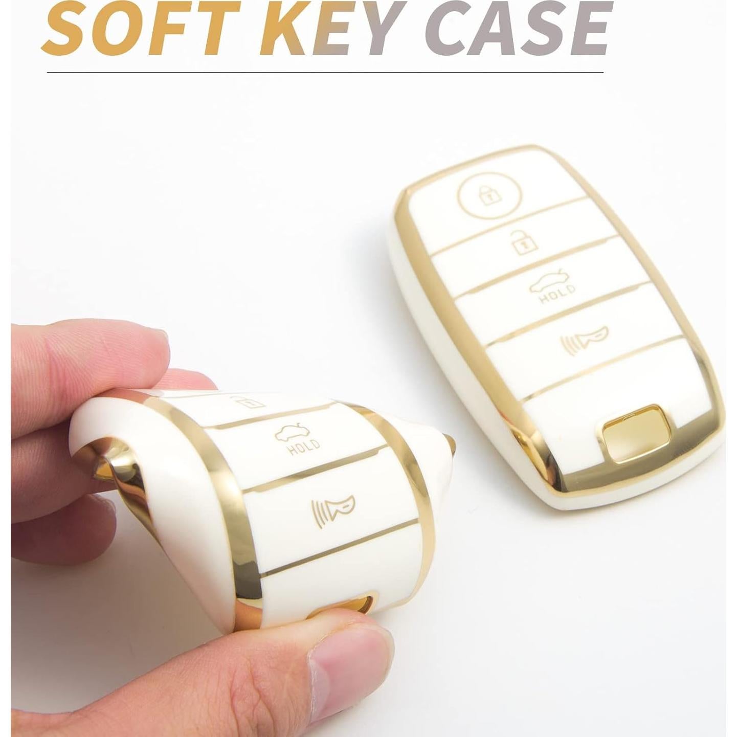 Funda de Llave Kia LCWPJWWS TPU 360° Protección 4 Botones