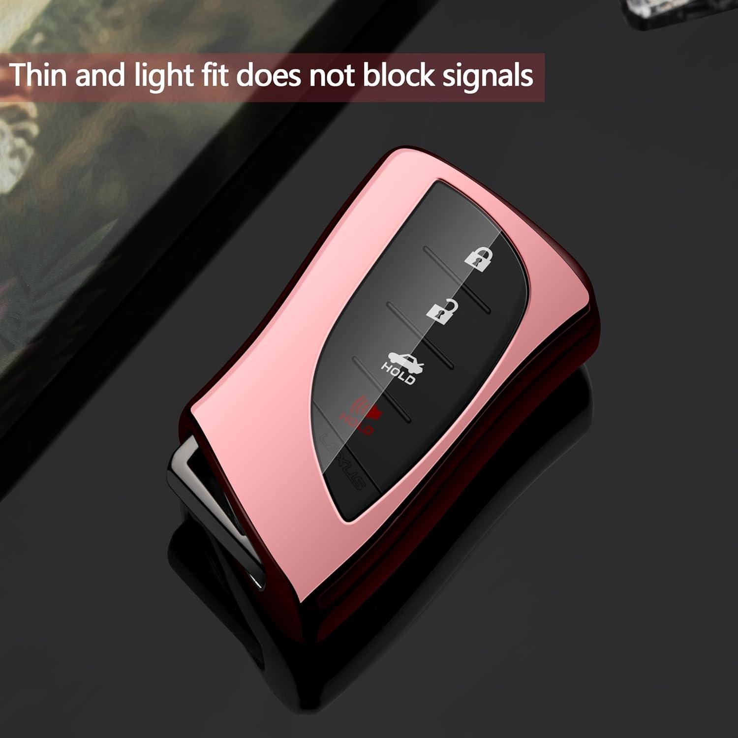 Cubierta de Llave Lexus 2023-2024 Tengare Rosa TPU