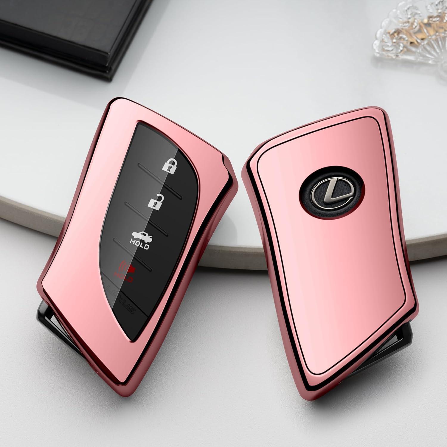 Cubierta de Llave Lexus 2023-2024 Tengare Rosa TPU