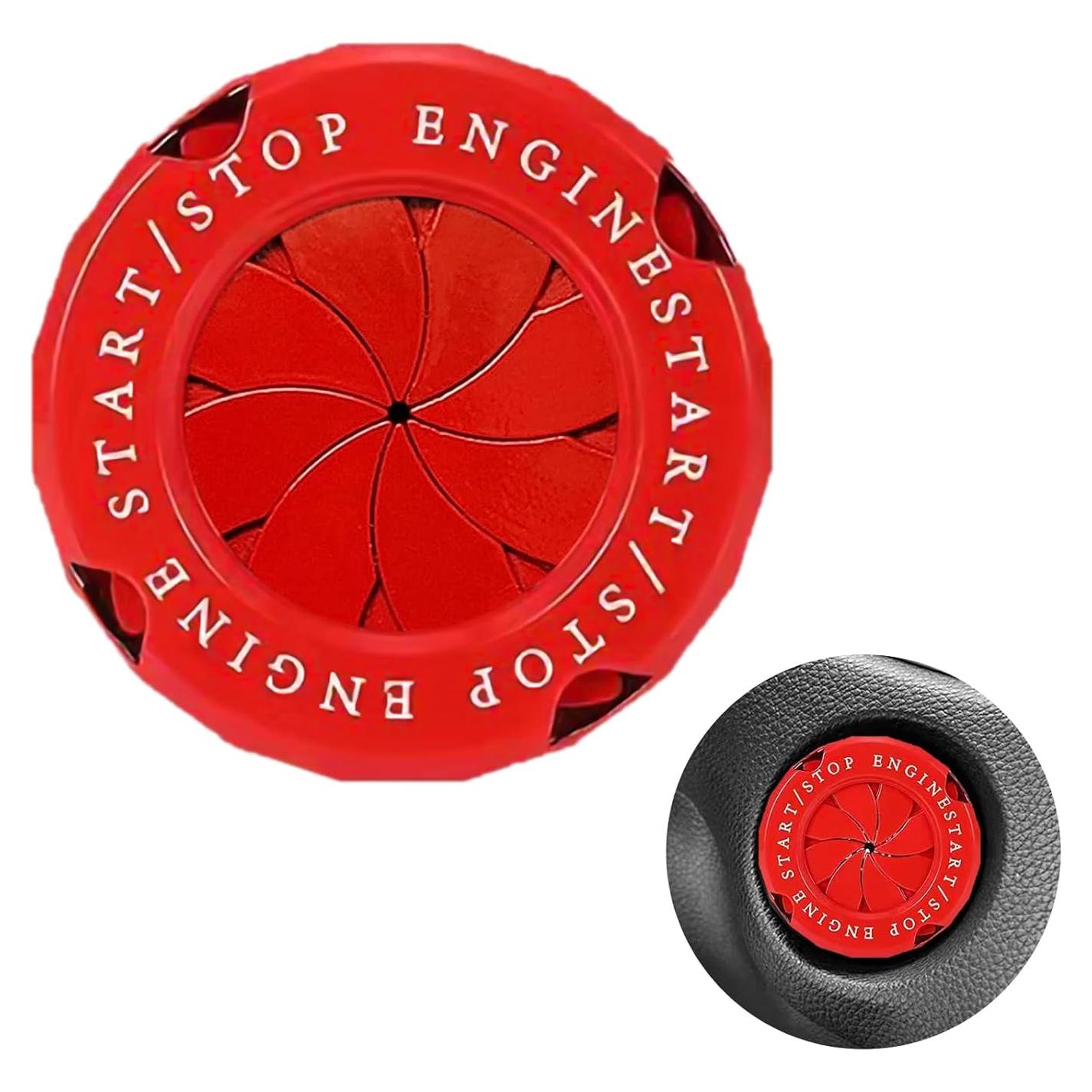 Cubierta de Botón de Inicio Rotativa GENORMBRANDT Rojo