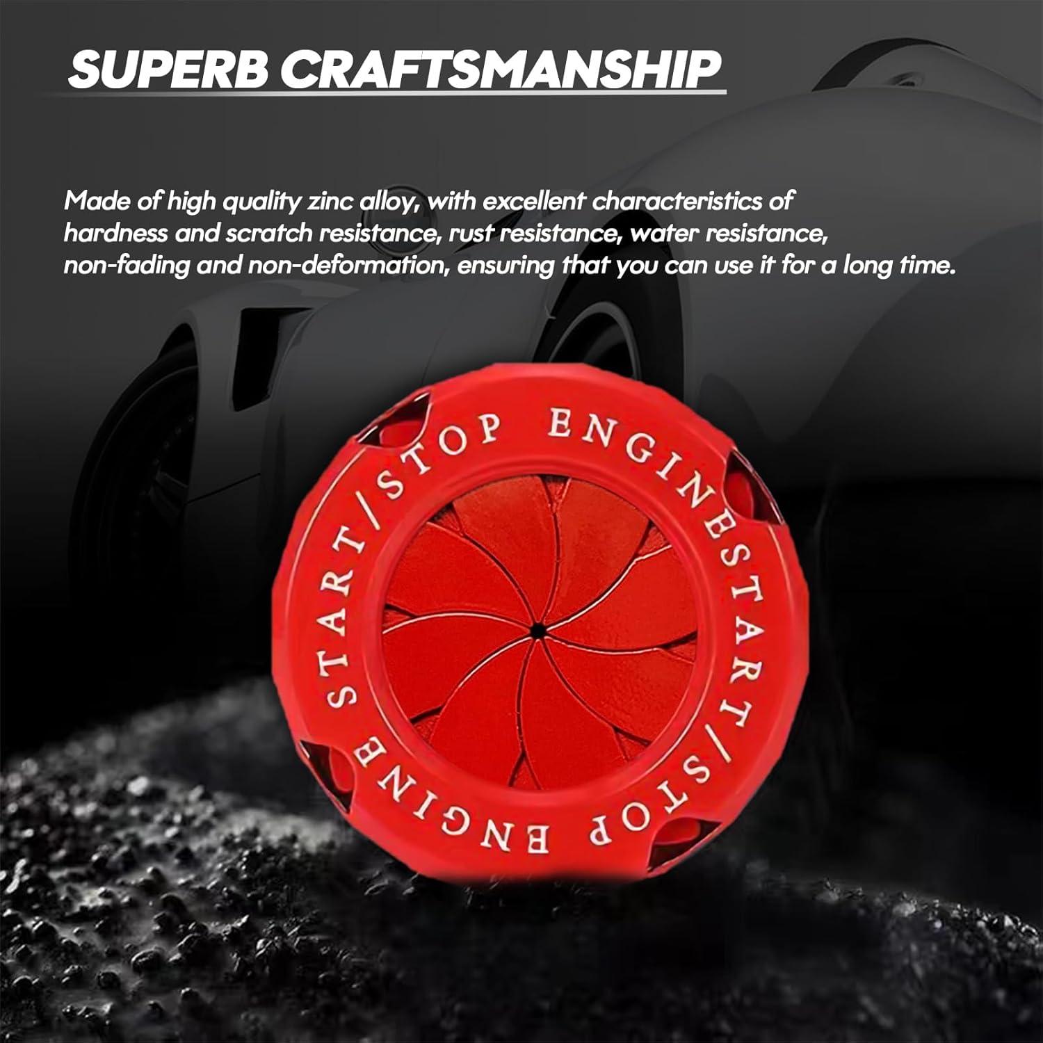 Cubierta de Botón de Inicio Rotativa GENORMBRANDT Rojo